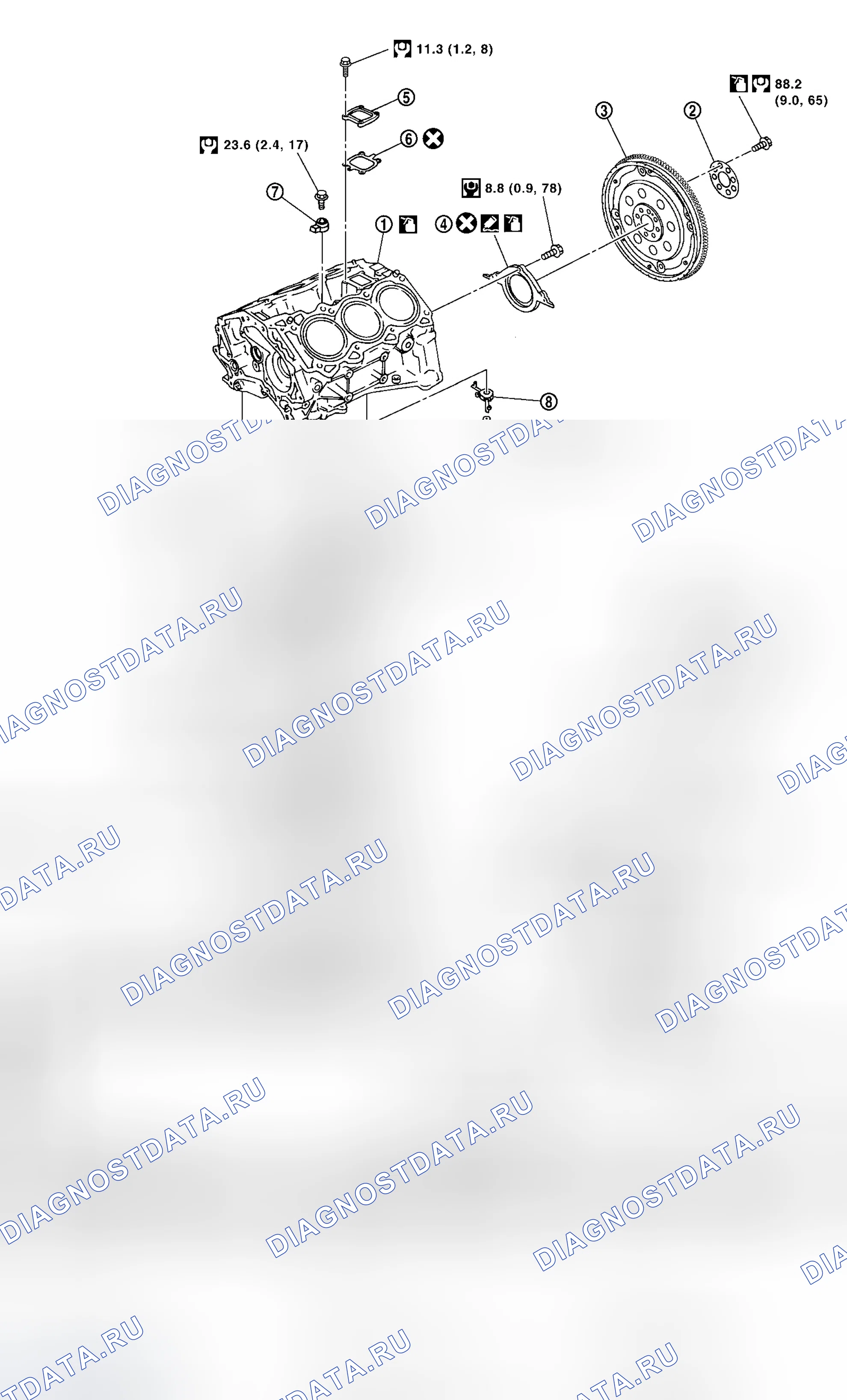 Рис. 60: Компоненты. Infiniti M35 III