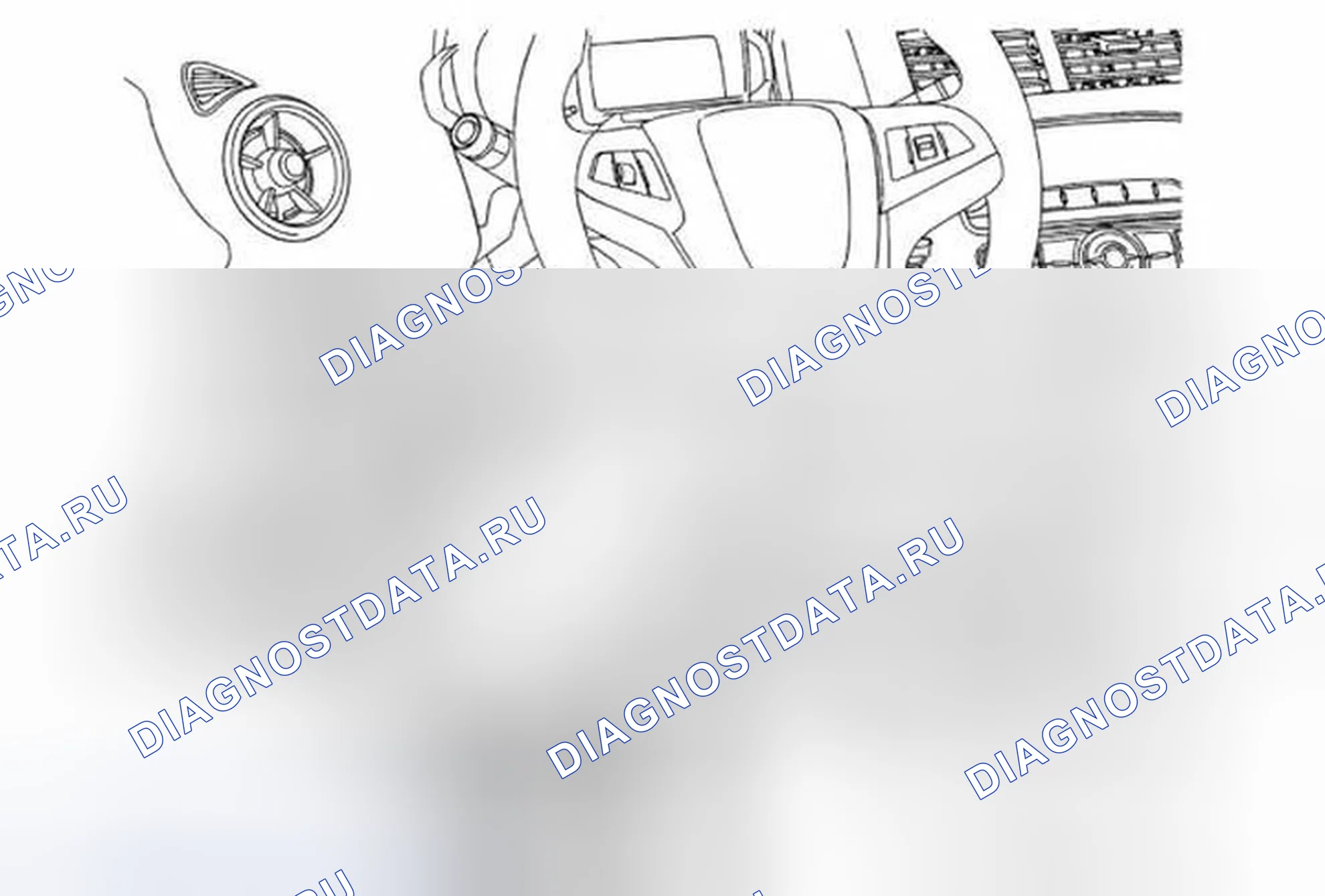 Рис. 66: Замена крышки нижней подстройки панели приборов (с AAL). Chevrolet Sonic I