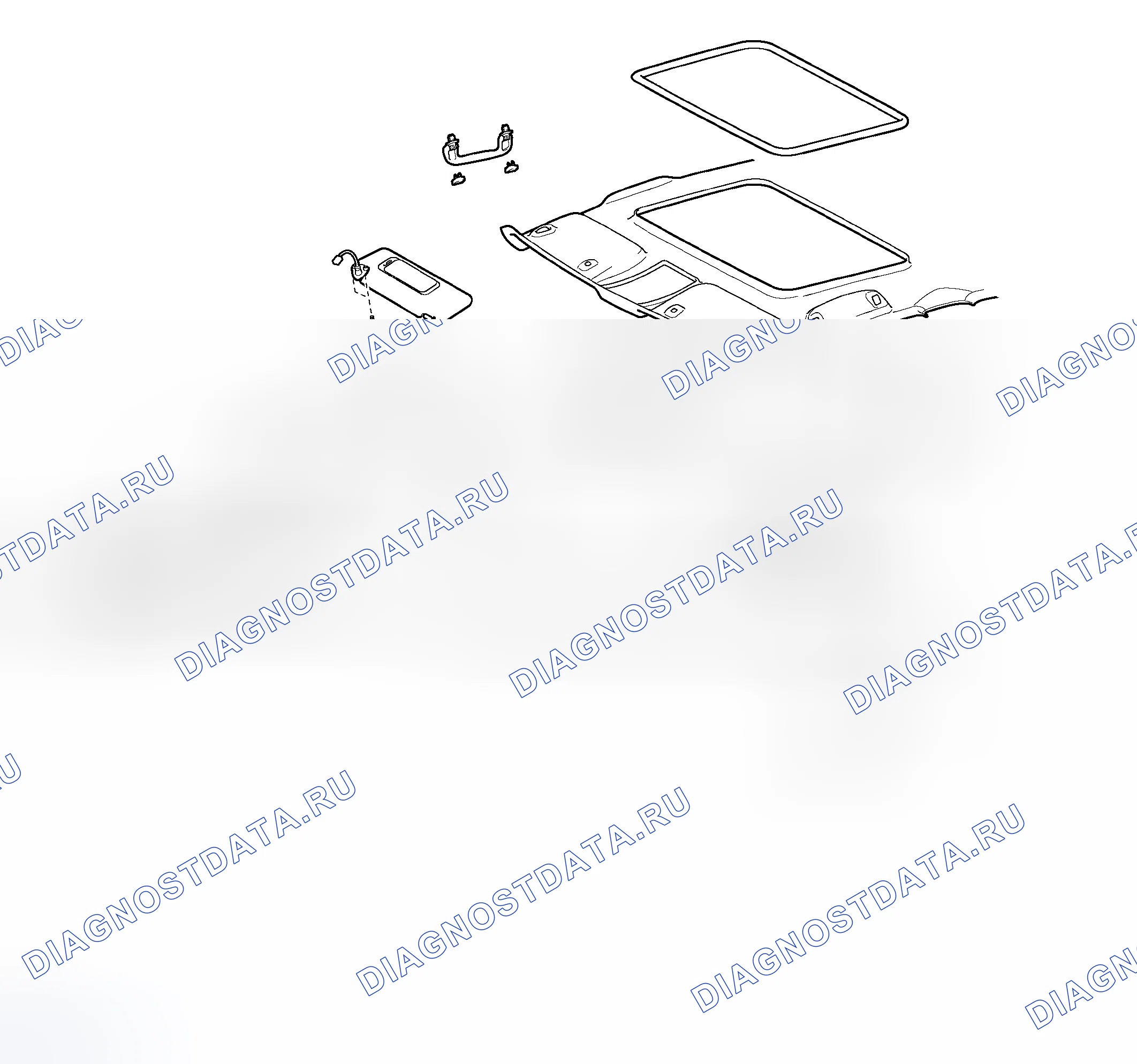 Рис. 23: КОМПОНЕНТЫ. Toyota Avalon XX30