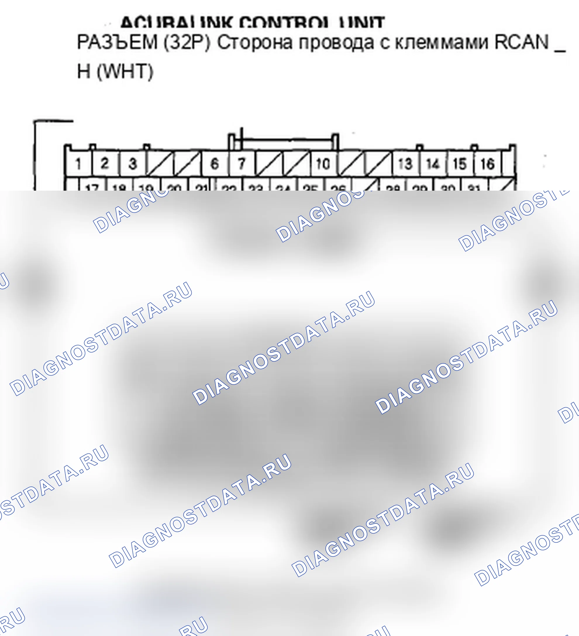 Рис. 561: U0100 расшифровка кода ошибки: потеря связи F-CAN с блоком управления силовым агрегатом. Acura MDX II рестайлинг