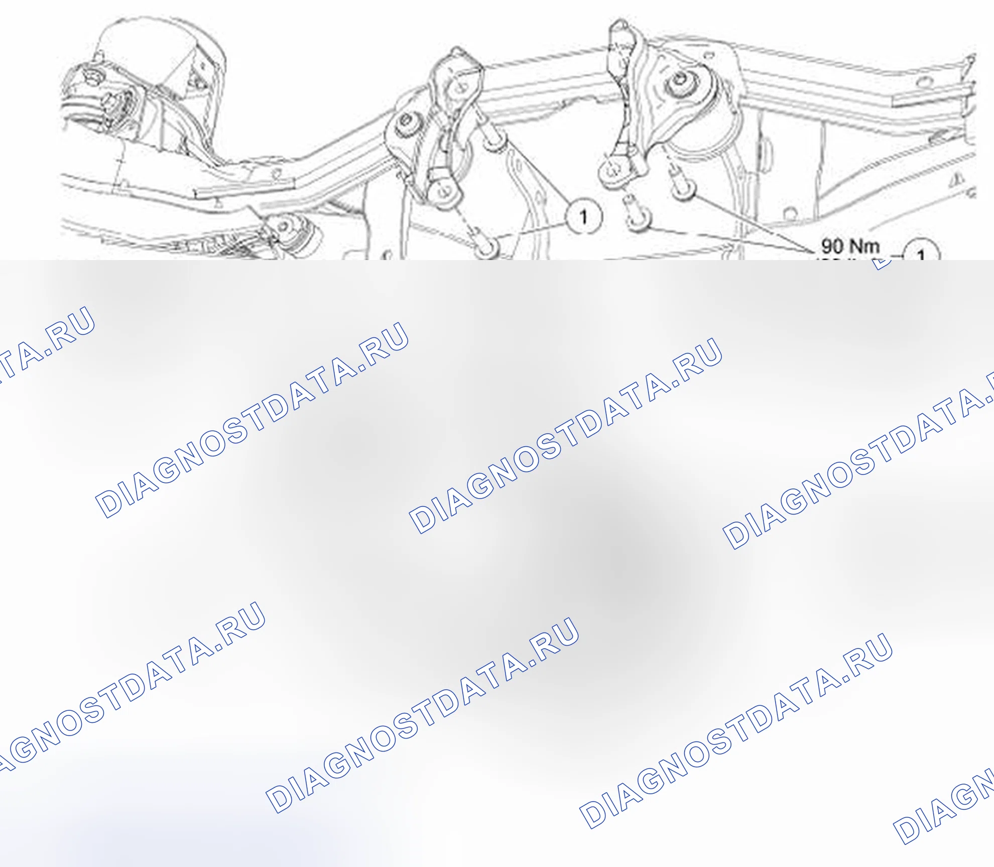 Рис. 23: Осевой узел. Hyundai Lafesta I