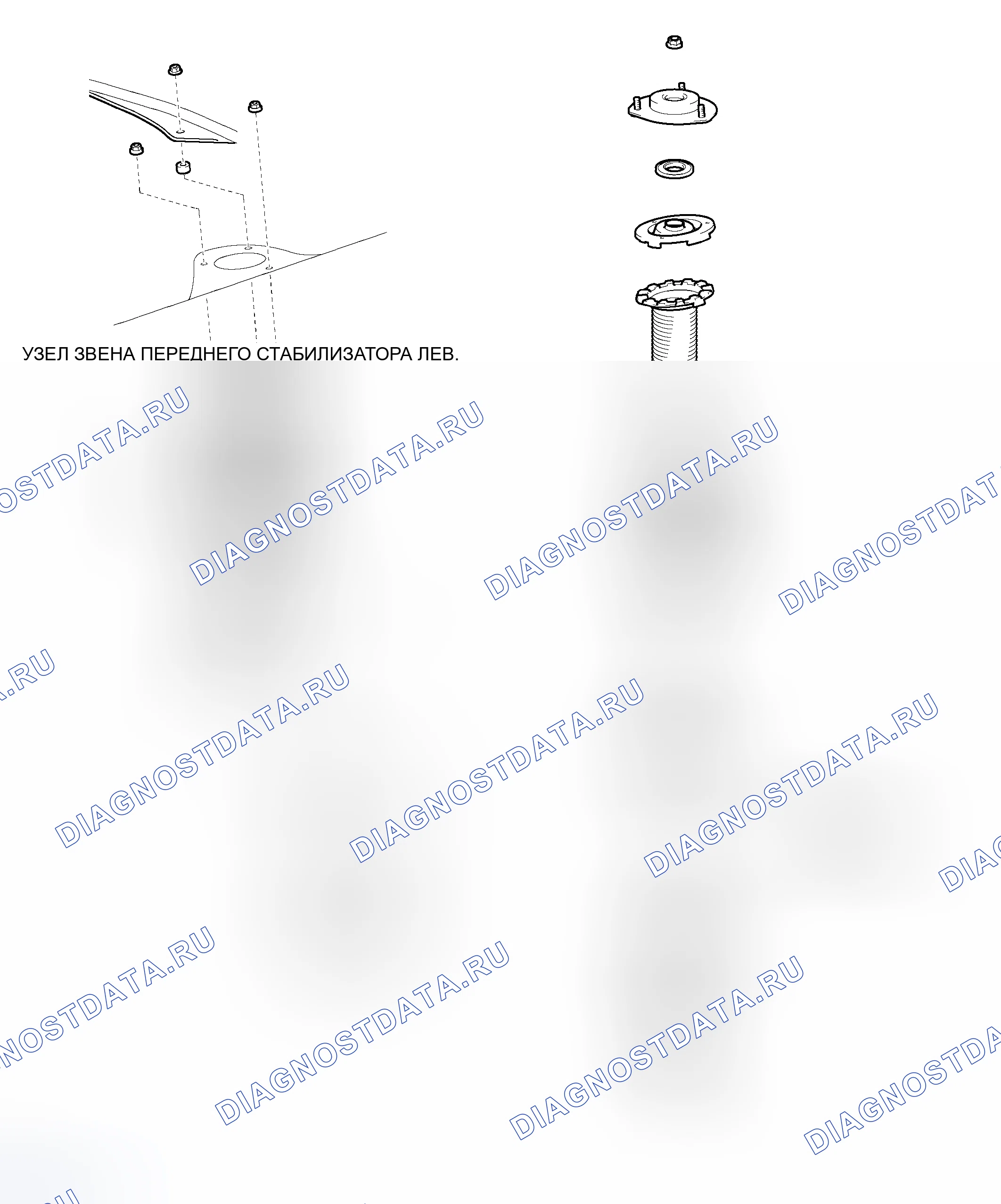 Рис. 16: КОМПОНЕНТЫ. Toyota Avalon XX30