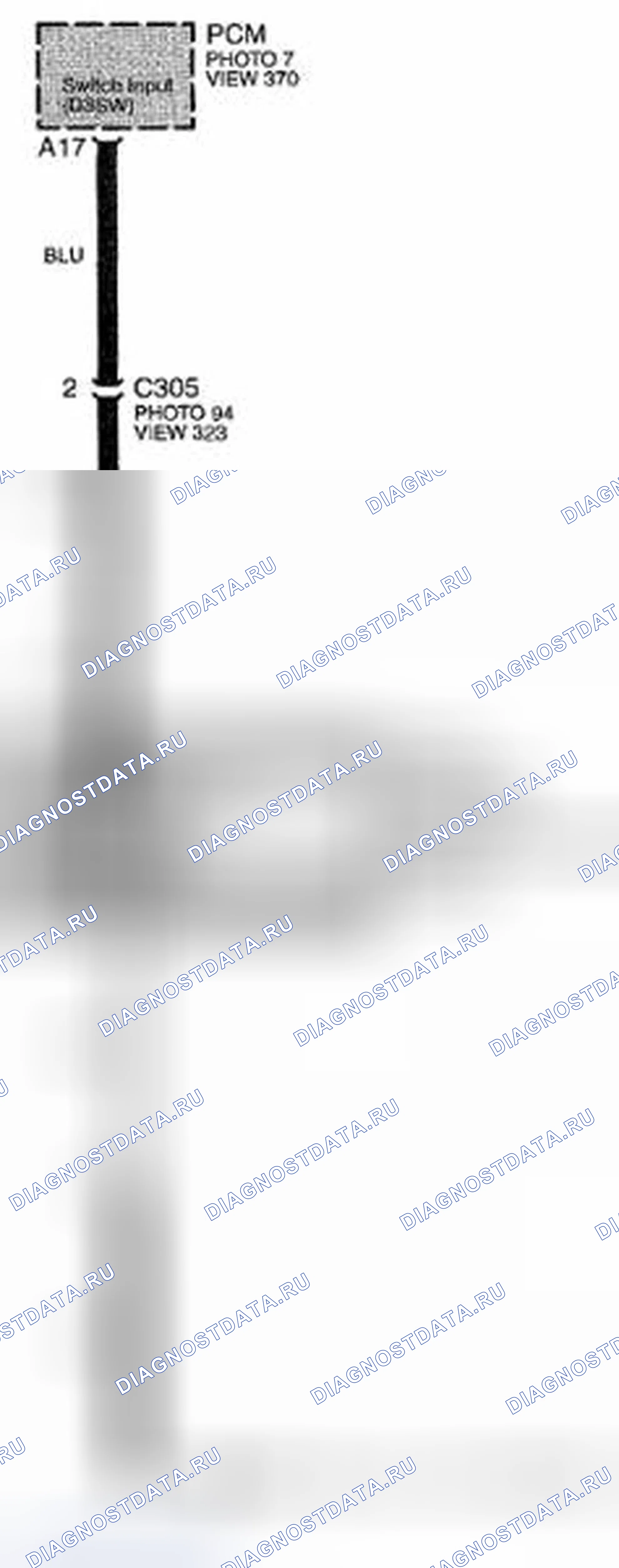 Рис. 311: Принципиальная схема индикатора положения зубчатой передачи ATT (стр. 89-2). Honda Pilot II