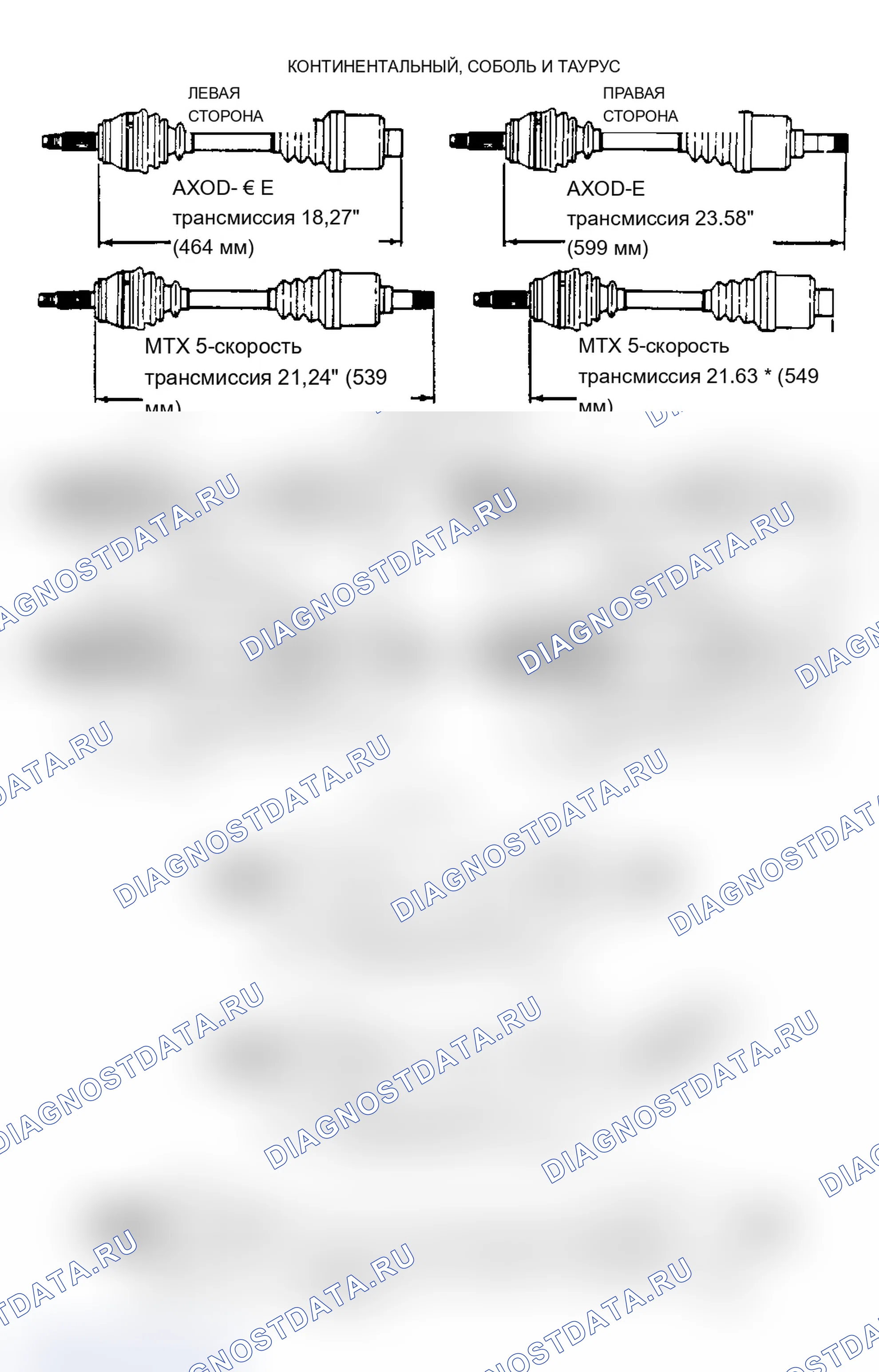 Рис. 12: ПОВТОРНАЯ СБОРКА. Mercury Sable I