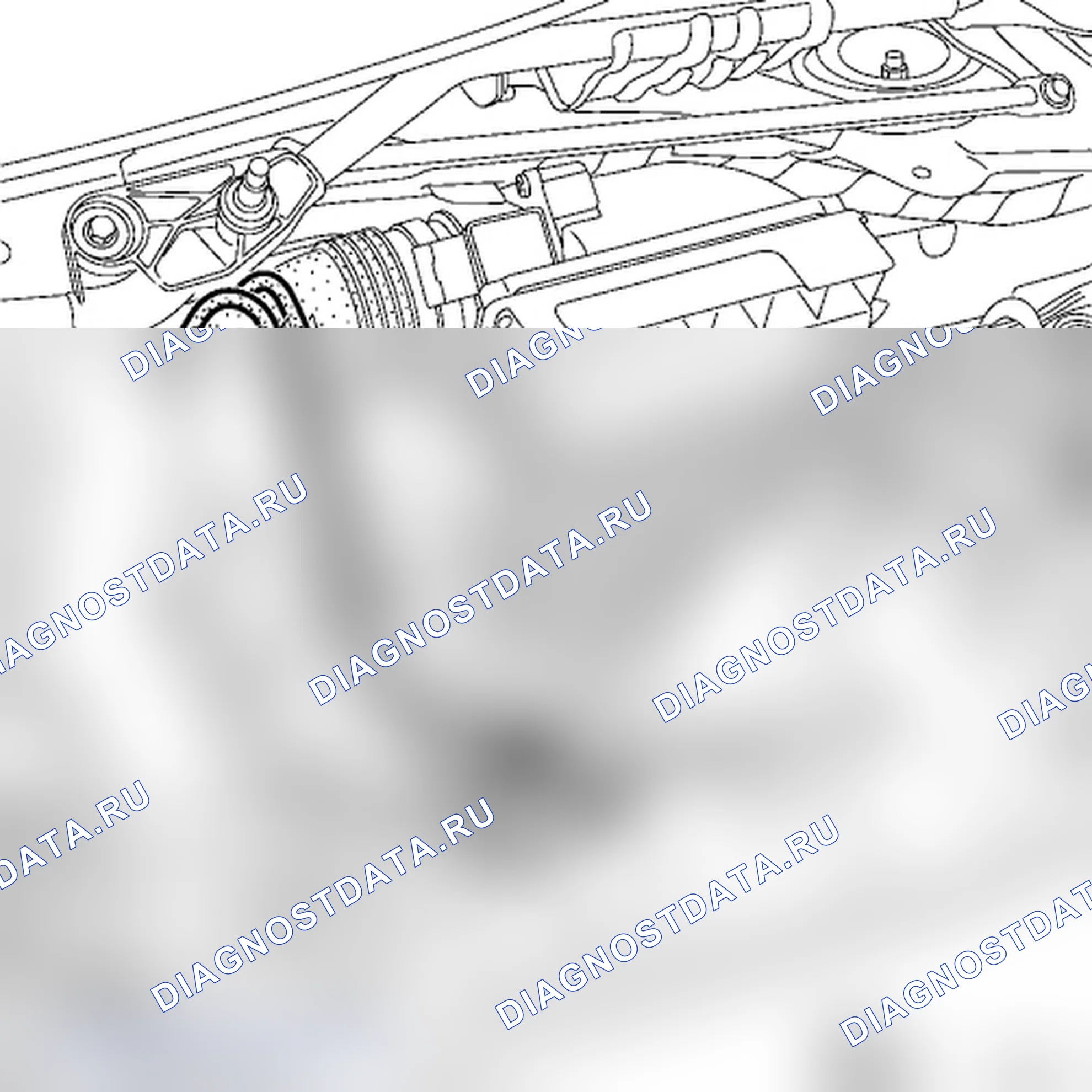 Корпус воздушного фильтра — вариант 4. Renault Megane II