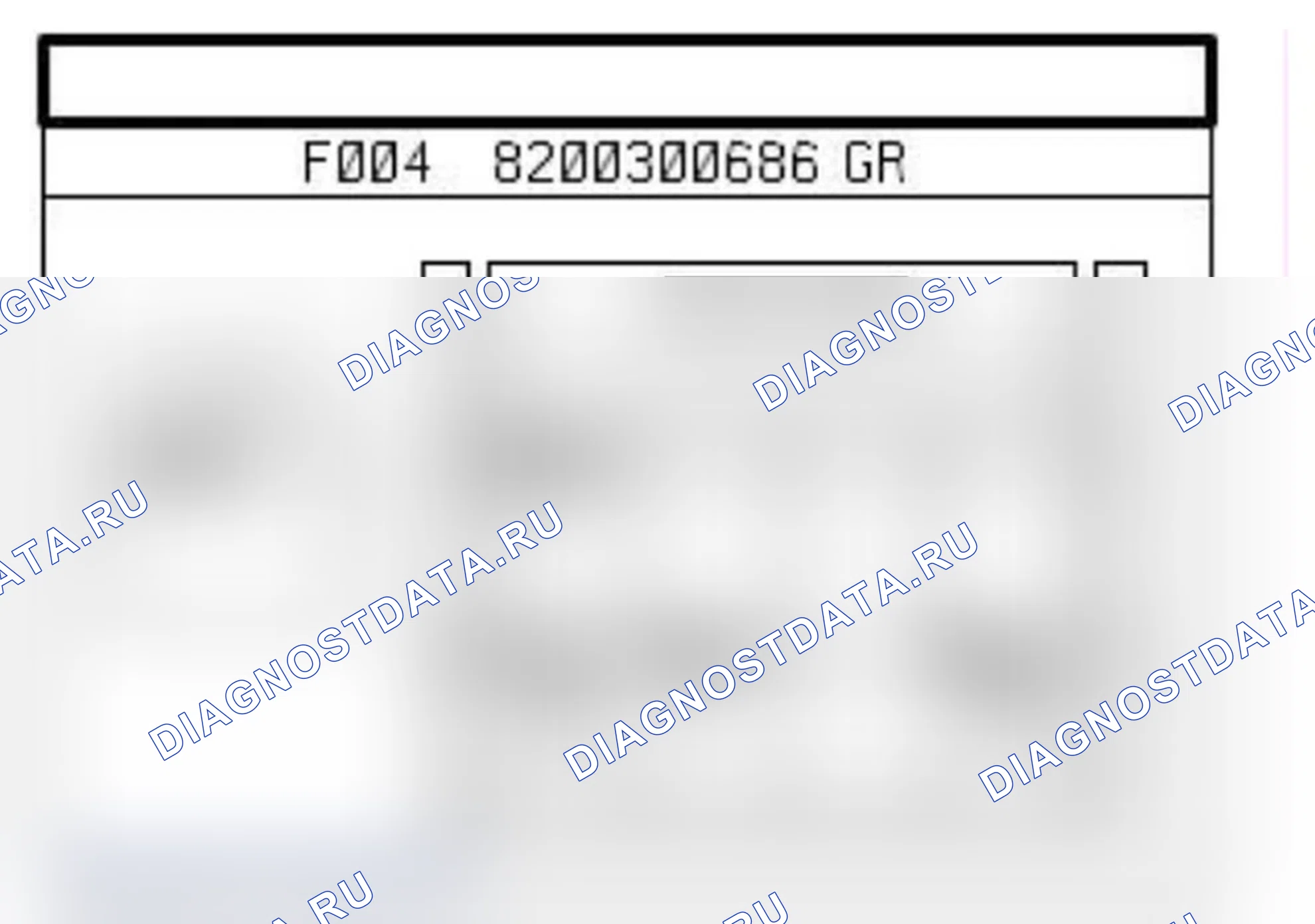 Распиновка разъёма 1440 — Выключатель системы парковки. Renault Fluence I