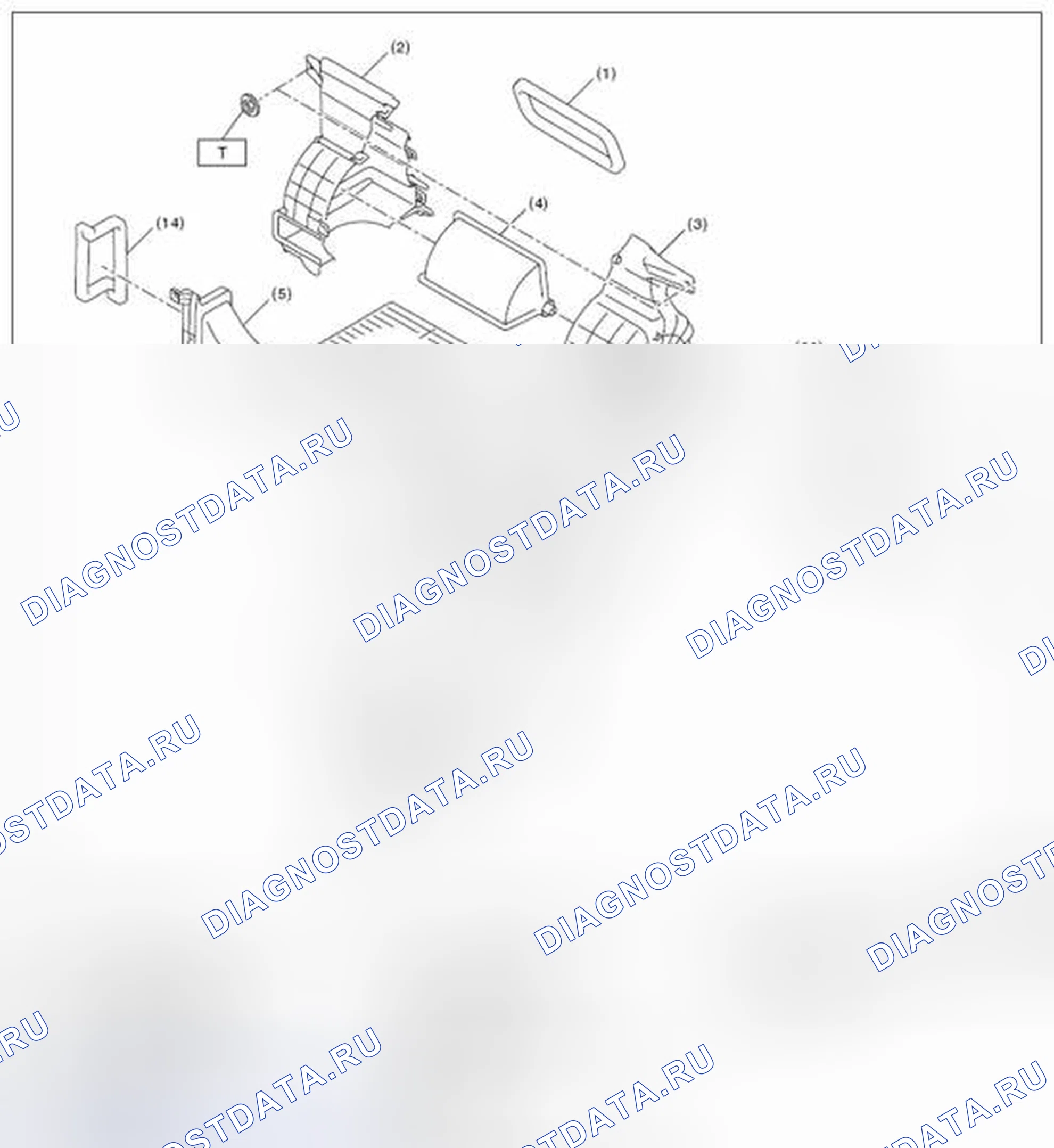 Рис. 8: БЛОК ЭЛЕКТРОДВИГАТЕЛЯ ВОЗДУХОДУВКИ. Subaru Impreza GK