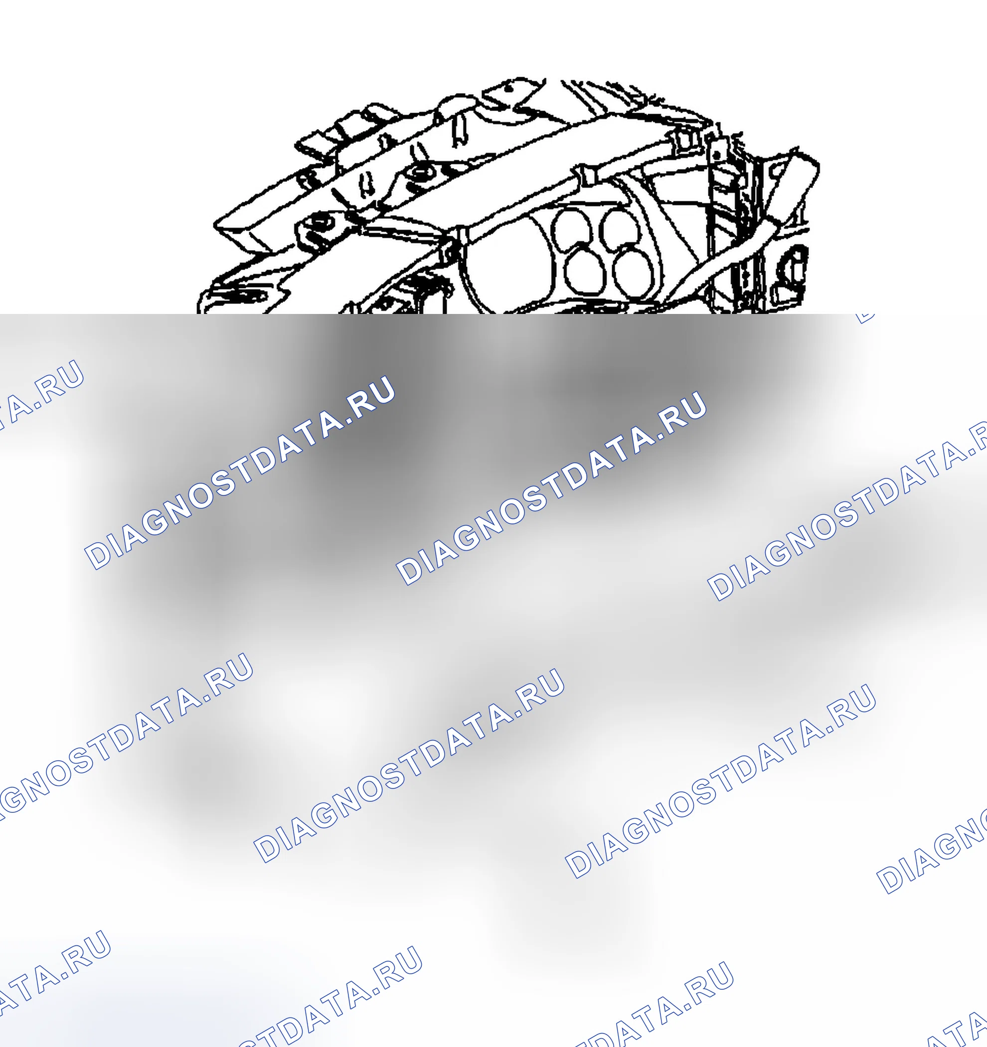 Рис. 3: Порядок демонтажа. Chevrolet Silverado 2500 