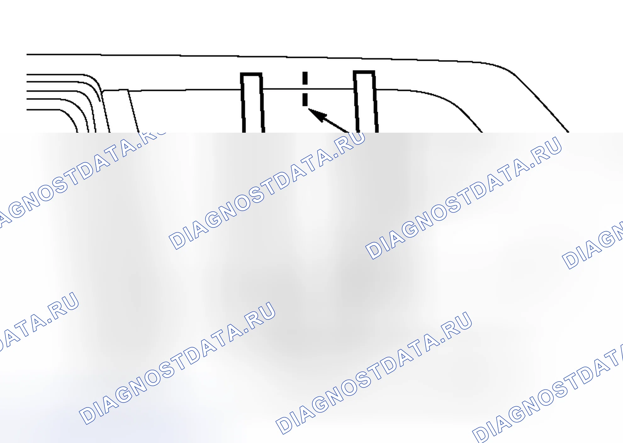 Рис. 49: < < A > > ДЕМОНТАЖ ОКОННОГО СТЕКЛА В СБОРЕ. Mitsubishi Endeavor I