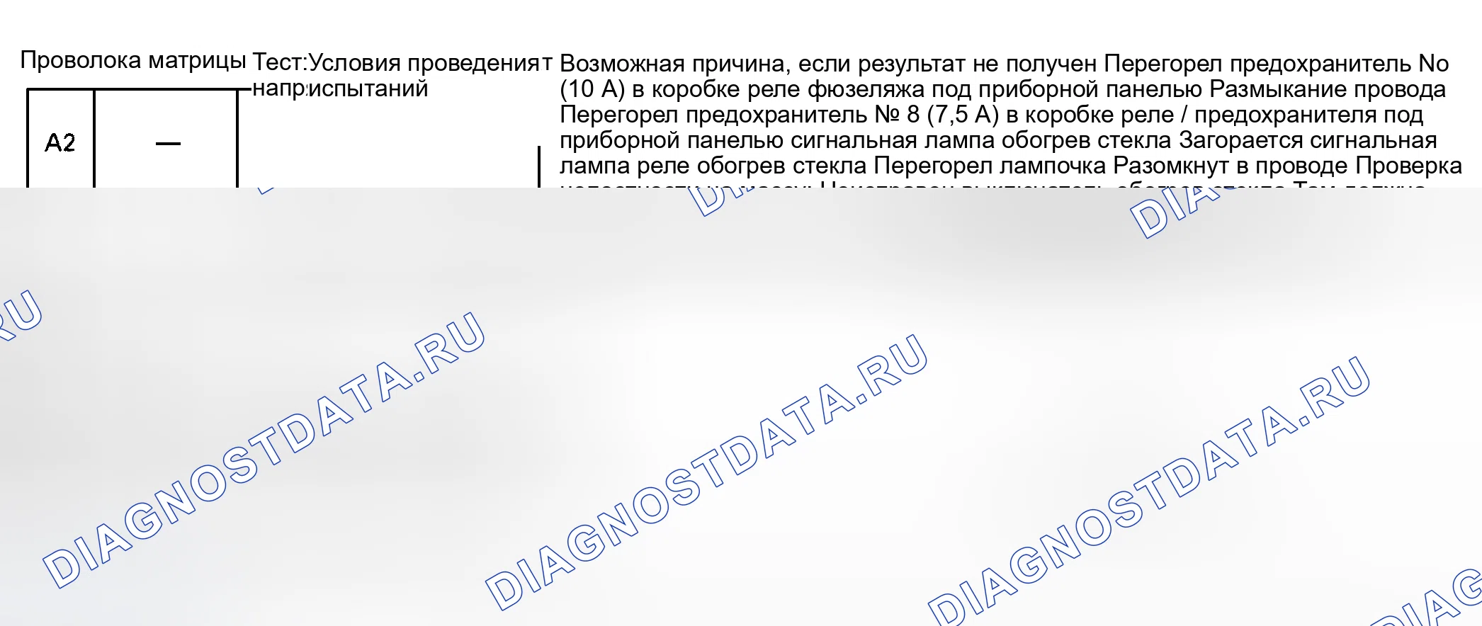 Рис. 7: Схема таймера обогрев стекла заднего окна. Honda Odyssey I