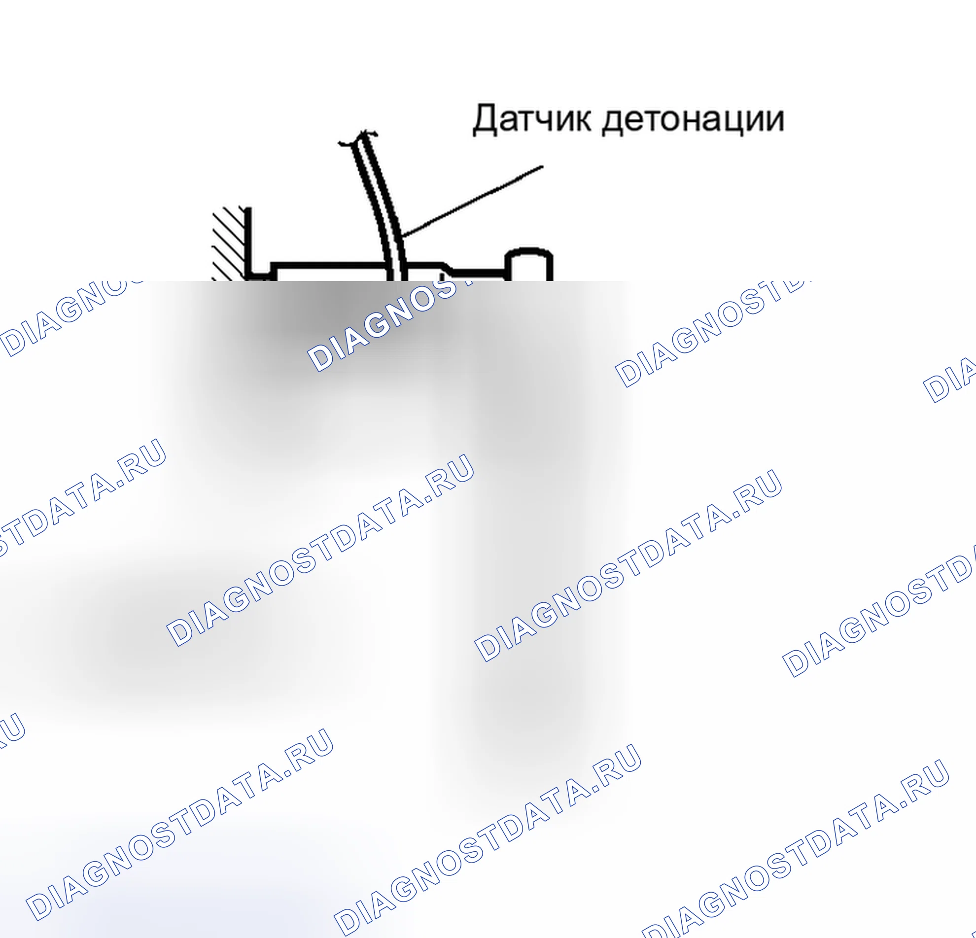 Рис. 7: < < A > > ДЕМОНТАЖ ДАТЧИКА ДЕТОНАЦИИ. Mitsubishi Lancer IX рестайлинг