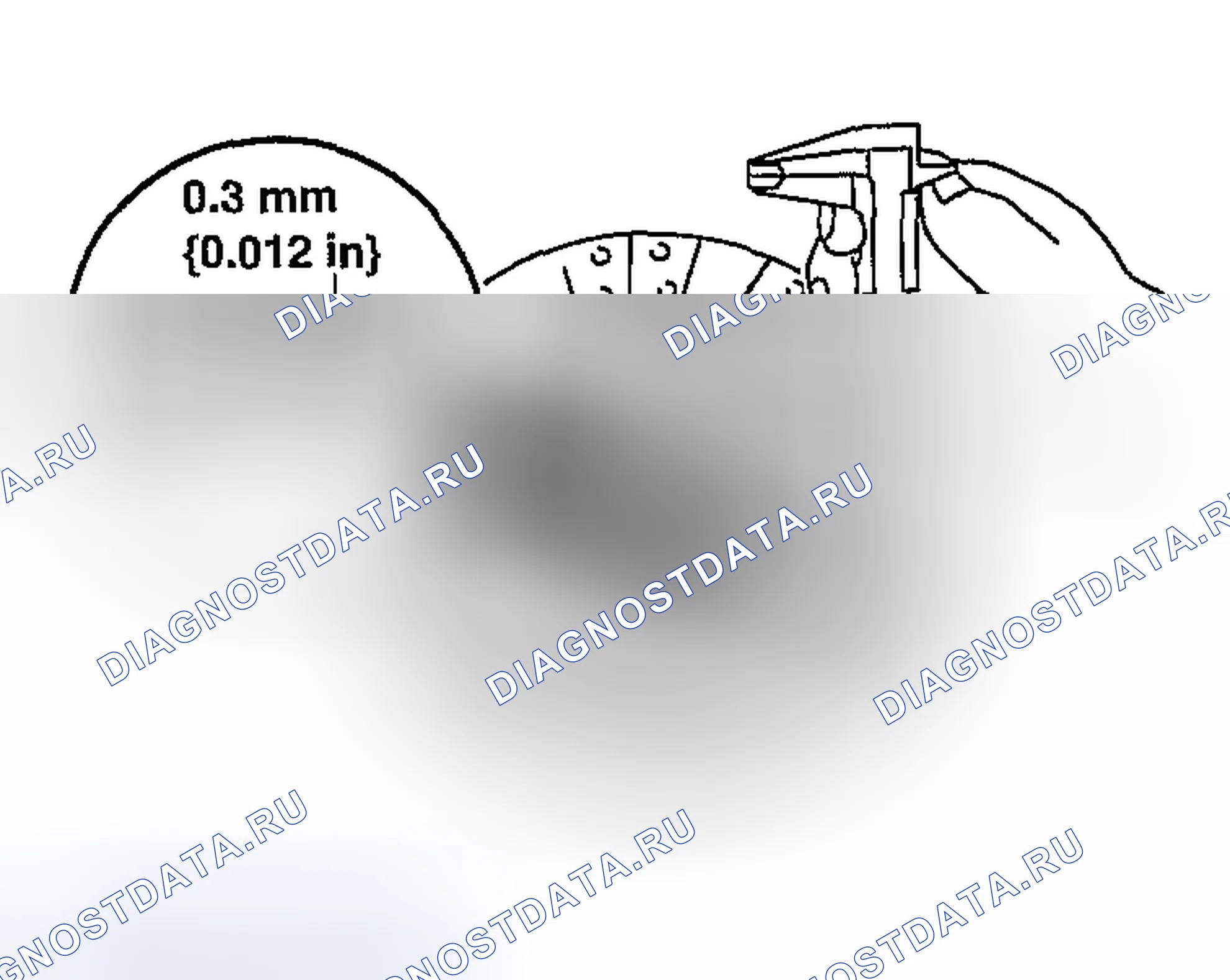 Рис. 38: ПРОВЕРКА ДИСКА СЦЕПЛЕНИЯ. Honda CR-V III рестайлинг