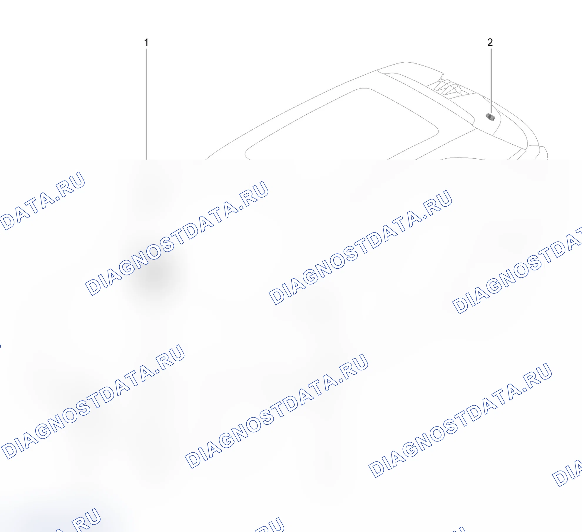Схема расположения системы панорамного кругового обзора — Haval Xiaolong. Haval Xiaolong I
