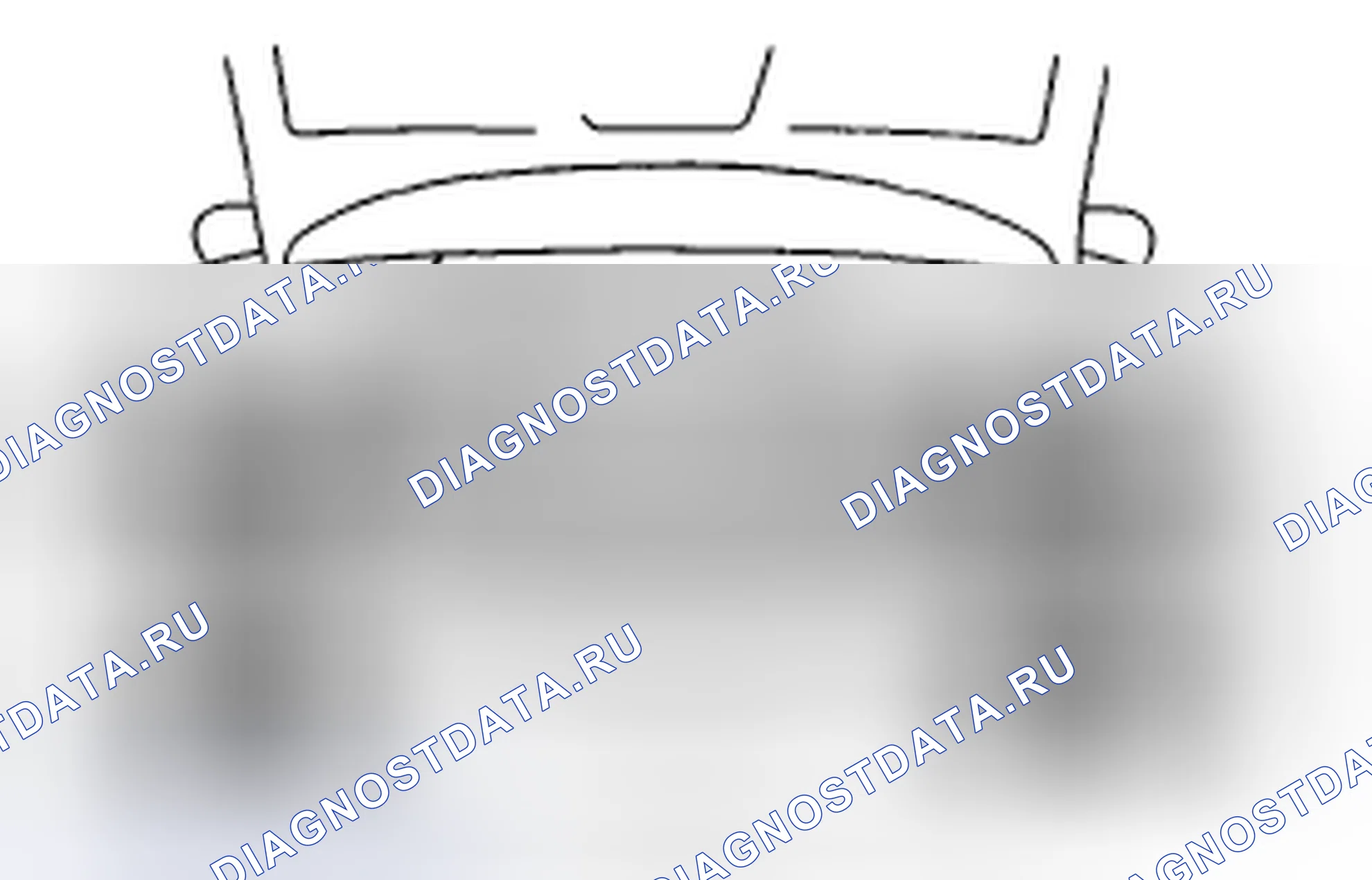 Рис. 60: БАЛКА ПЕРЕДНЕГО БАМПЕРА В СБОРЕ. Subaru Outback BP рестайлинг
