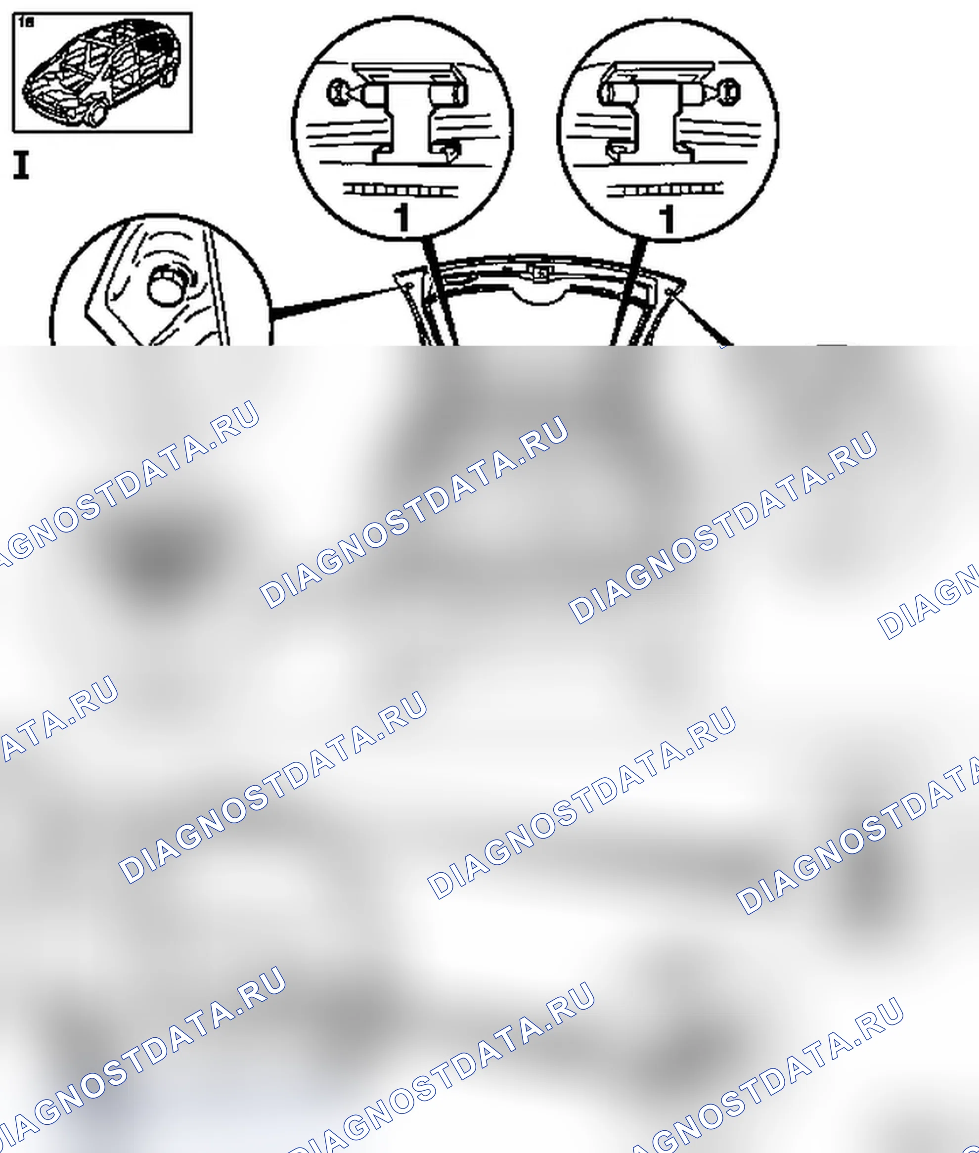 Демонтаж и монтаж задней откидной двери - модели F 08, F 08 & W5L, F 68. Opel Corsa C