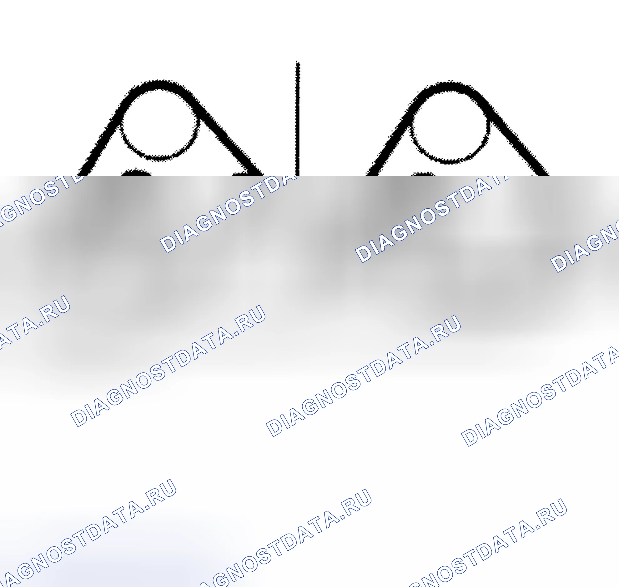 Рис. 29: РАЗВОДКА ПРИВОДНОГО РЕМНЯ (2.8L V6 КОДЫ ДВИГАТЕЛЕЙ AFC, AHA И ATQ). Audi A4 B5 рестайлинг