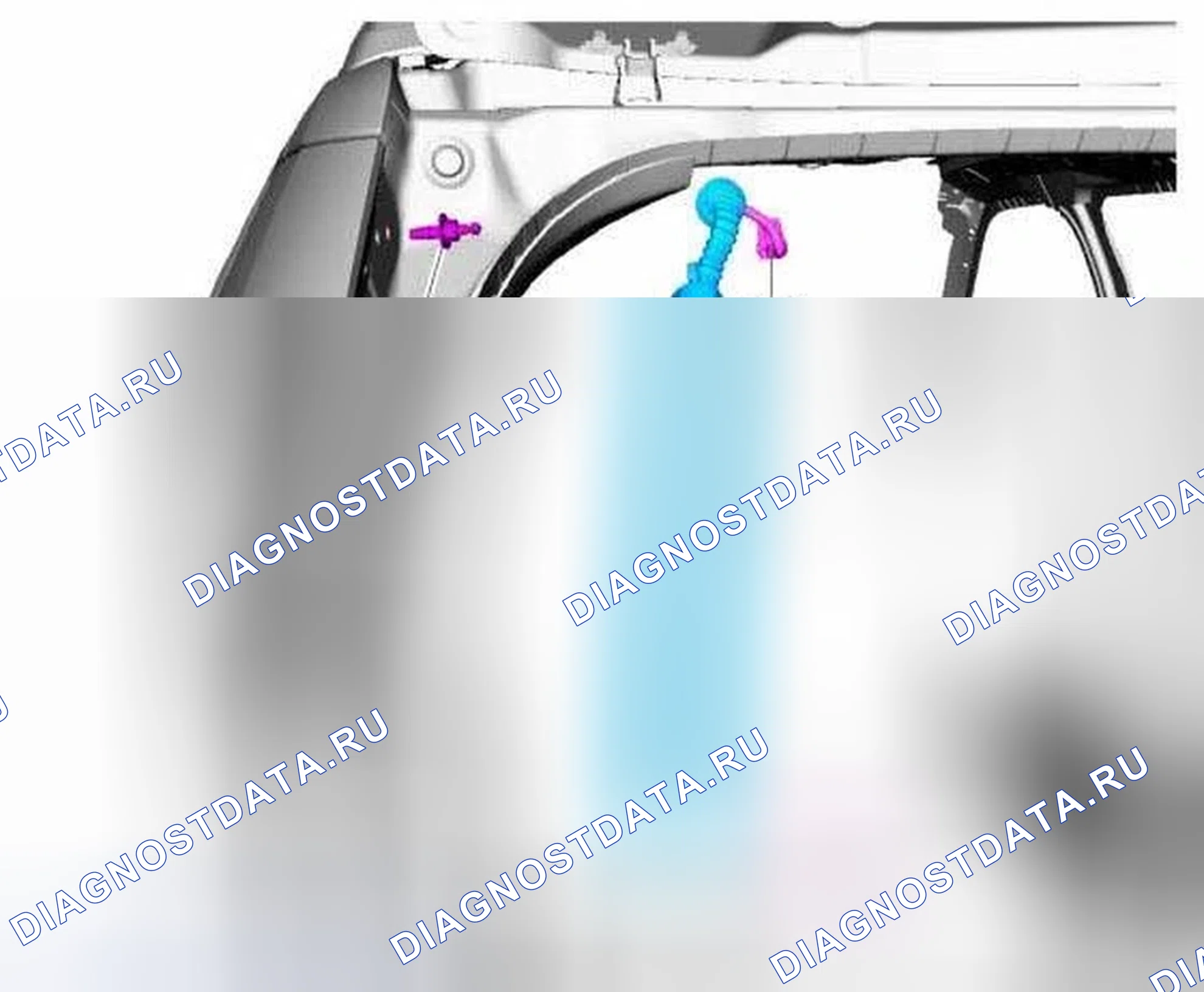 Рис. 131: Разнесенный вид. Ford Explorer V