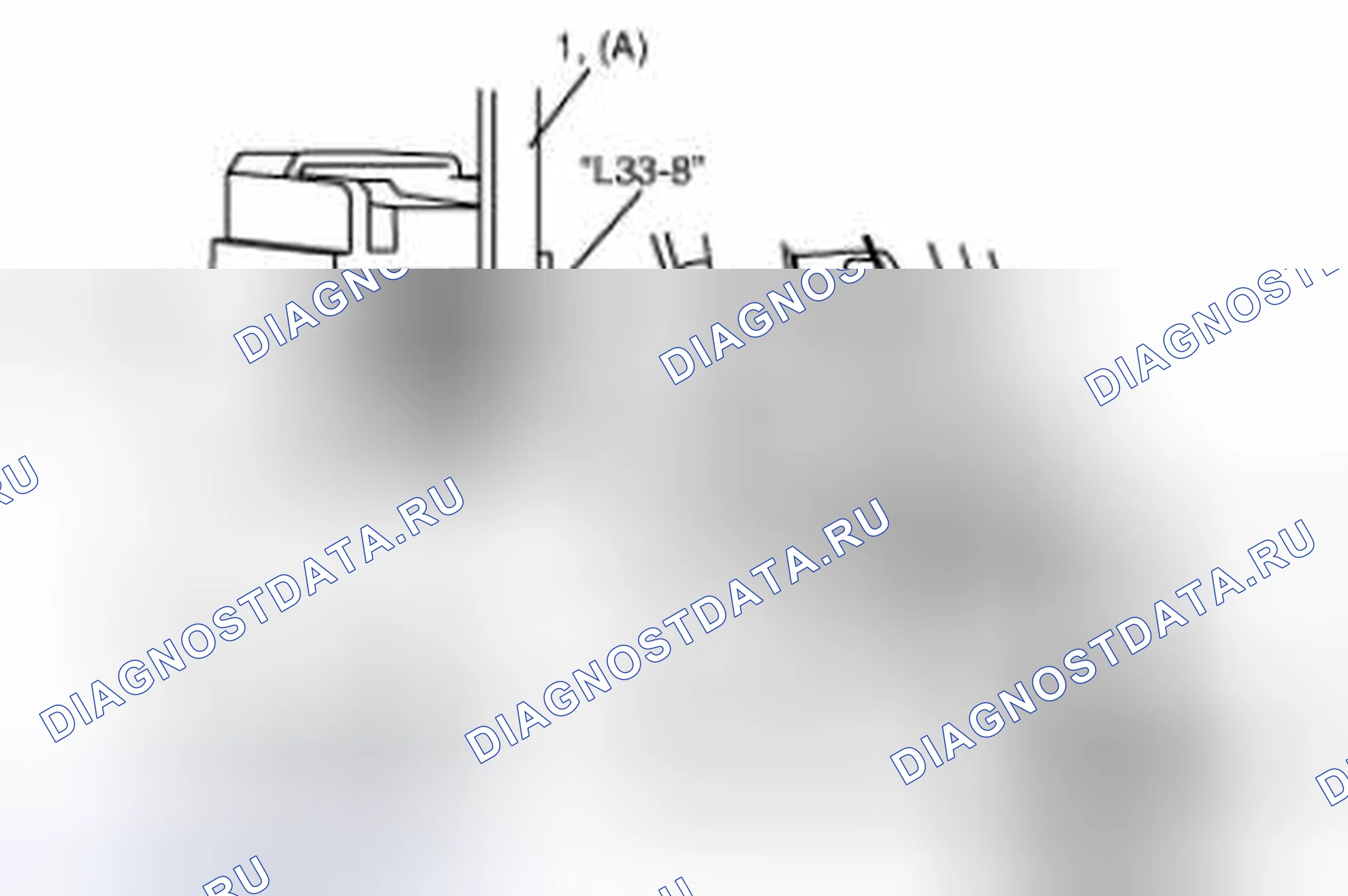 Рис. 65: Измерение сопротивления между " L33-5 " и " L33-6 " (для расшифровка кода ошибки xtegx2) B1052. Suzuki Grand Vitara II рестайлинг 2