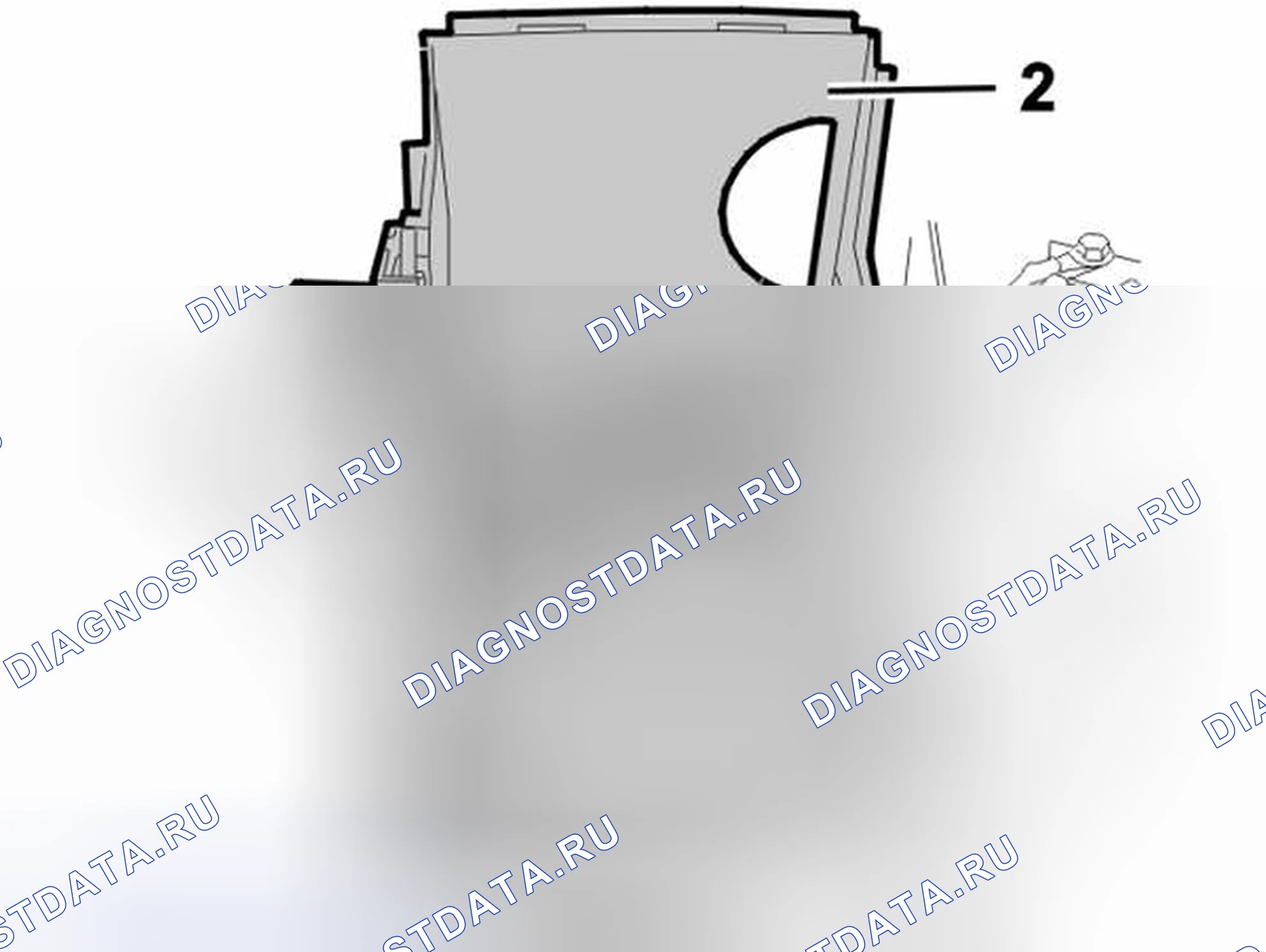 Рис. 105: ПОДГОТОВИТЕЛЬНЫЕ РАБОТЫ. Volvo S40 II