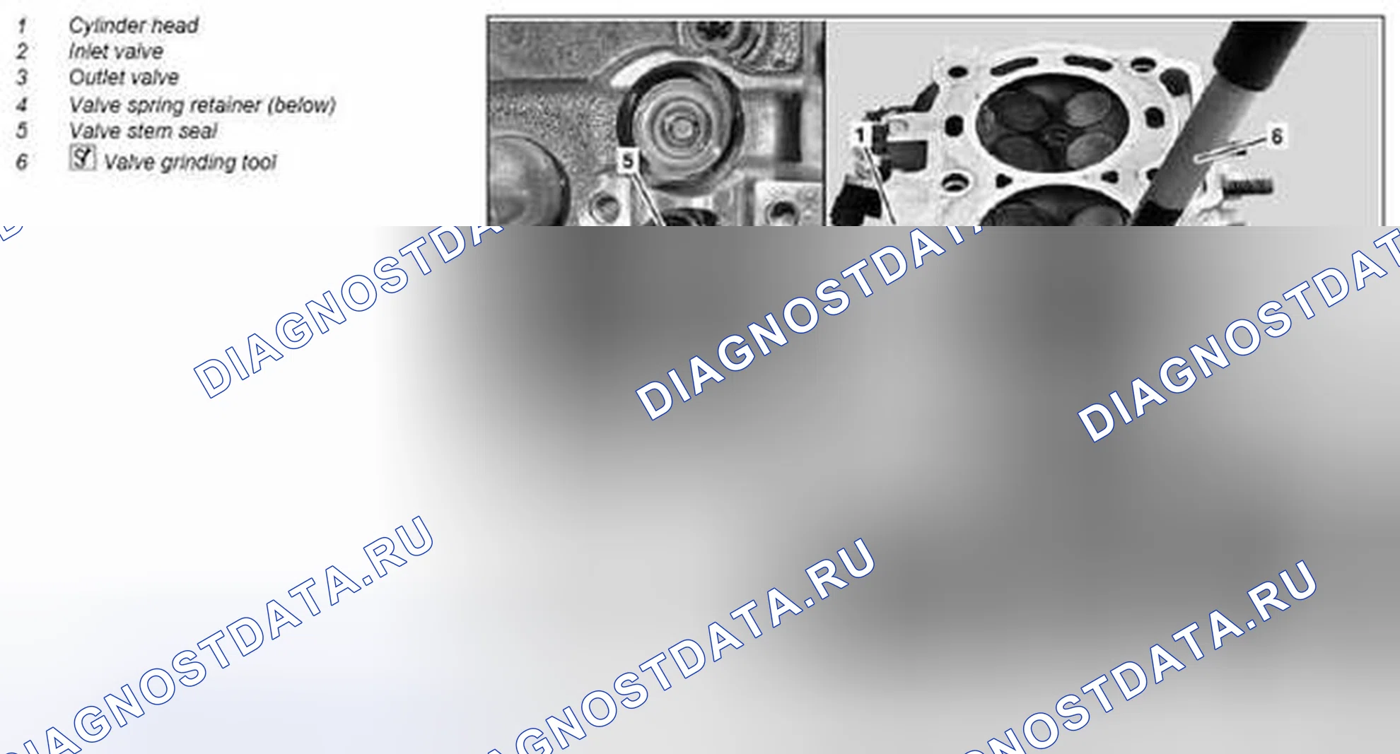 Рис. 387: Демонтаж / монтаж клапанов - AR05.30-P-xtegx1 3511MCC. Kia Soul I