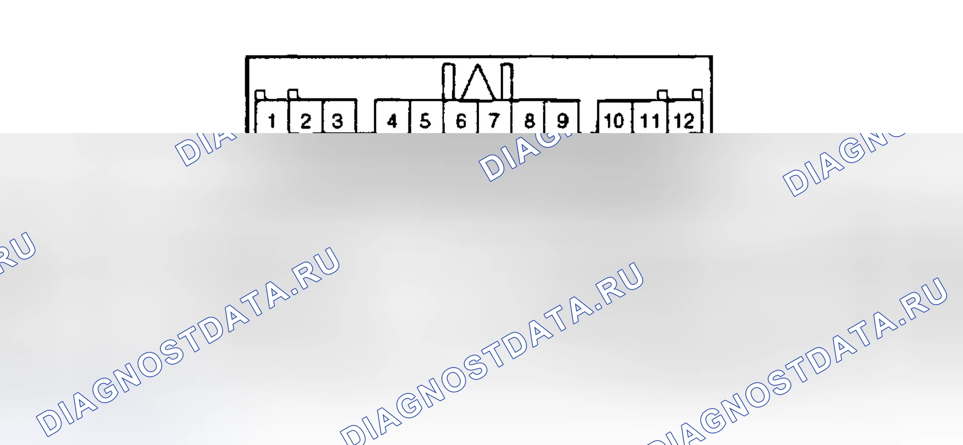 Рис. 4: ПРОВЕРКА ПЕРЕКЛЮЧАТЕЛЯ обогрев стекла ЗАДНЕГО ОКНА. Mitsubishi Montero III