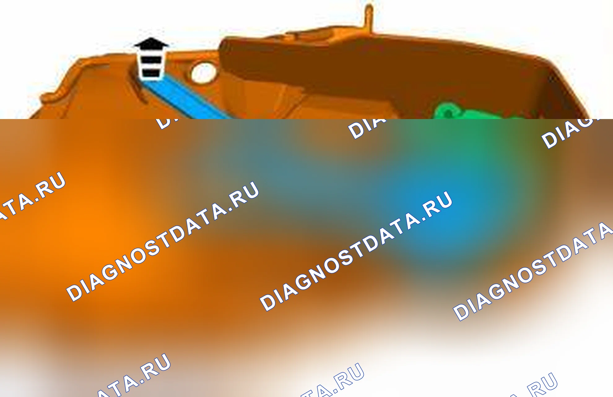 Рис. 45: ДЕМОНТАЖ. Volvo XC70 II