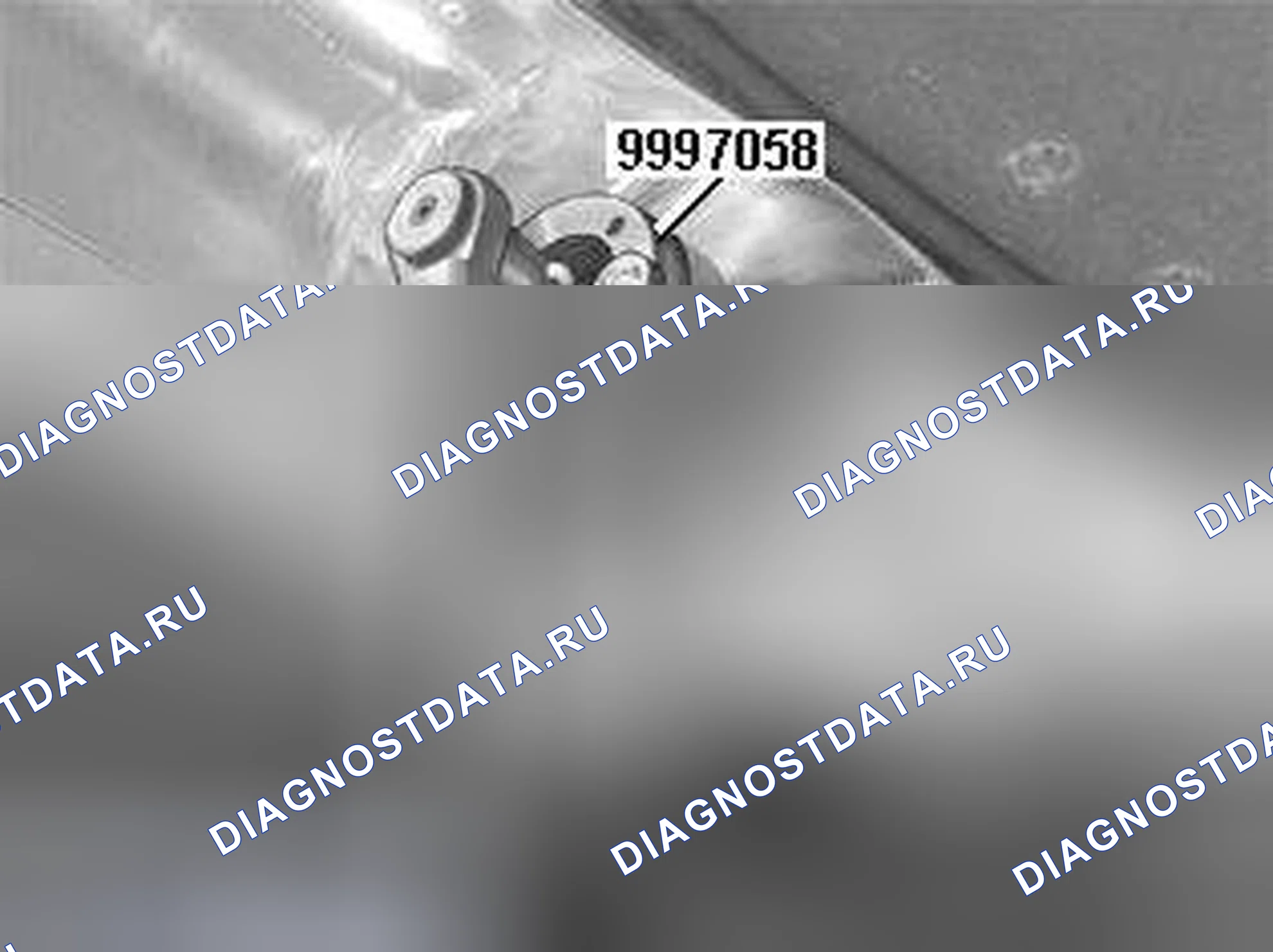 Рис. 256: Установка фланца. Volvo V70 II