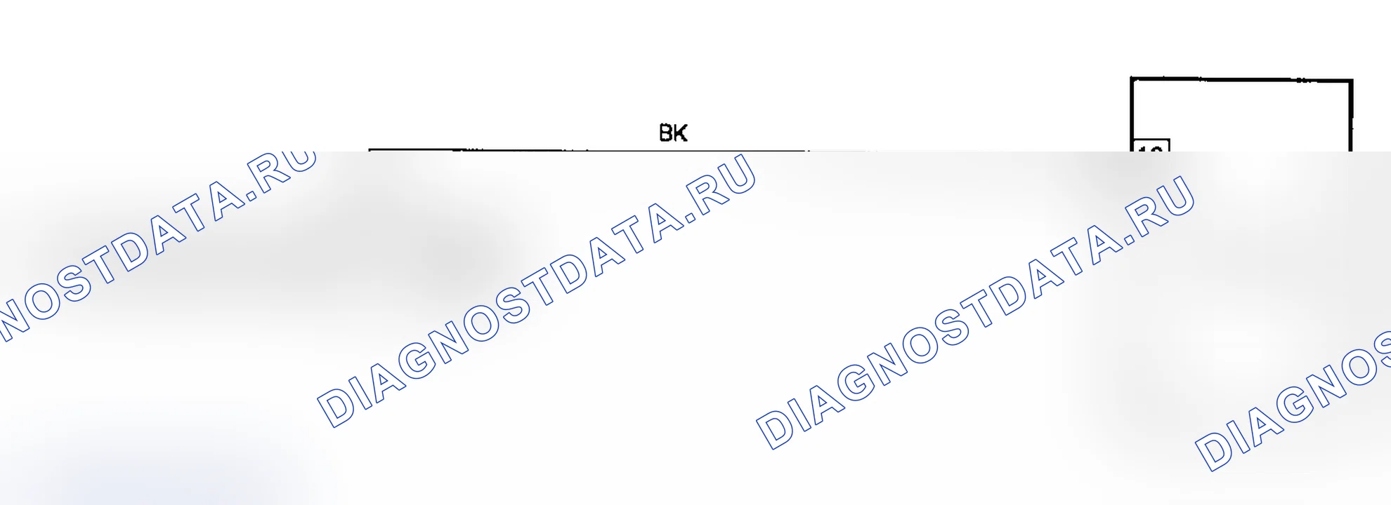 Рис. 479: Тест 11: Принципиальная схема. Dodge Dynasty I