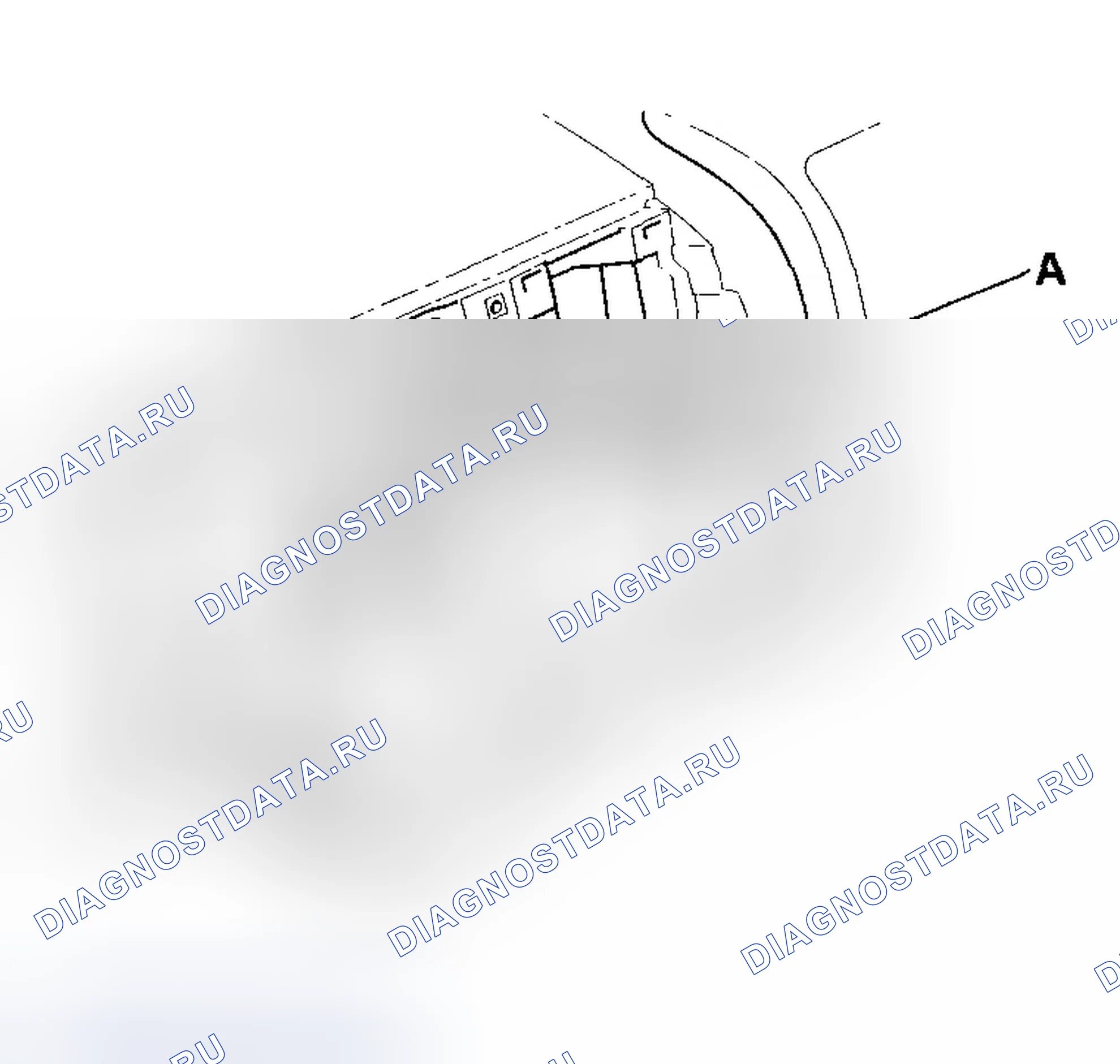 Рис. 158: Индикатор SRS не загорается. Honda Element YH2