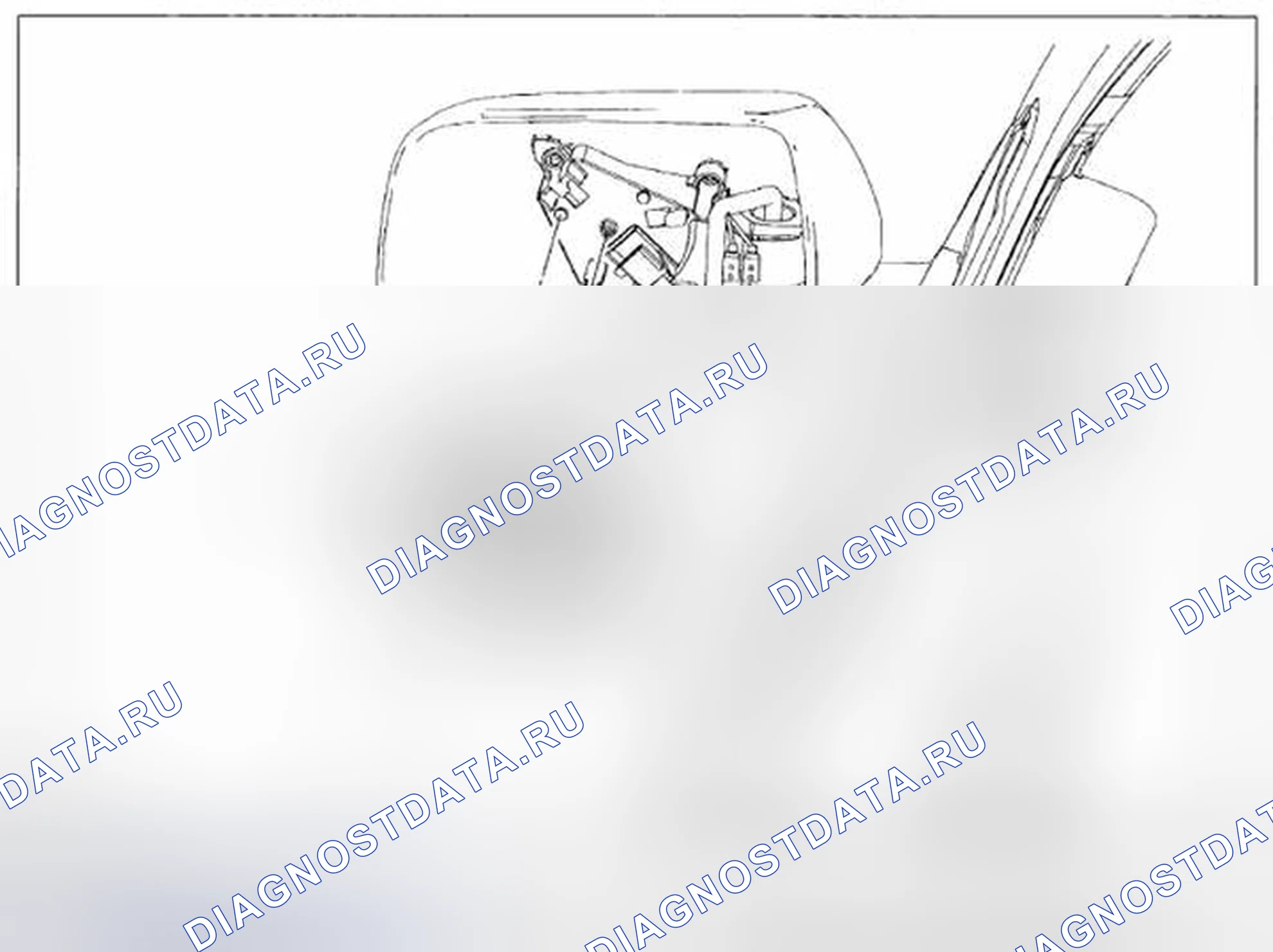 Рис. 28: ДЕМОНТАЖ / МОНТАЖ ЭЛЕКТРОДВИГАТЕЛЯ ВНЕШНЕГО ЗЕРКАЛА. Mazda Tribute II