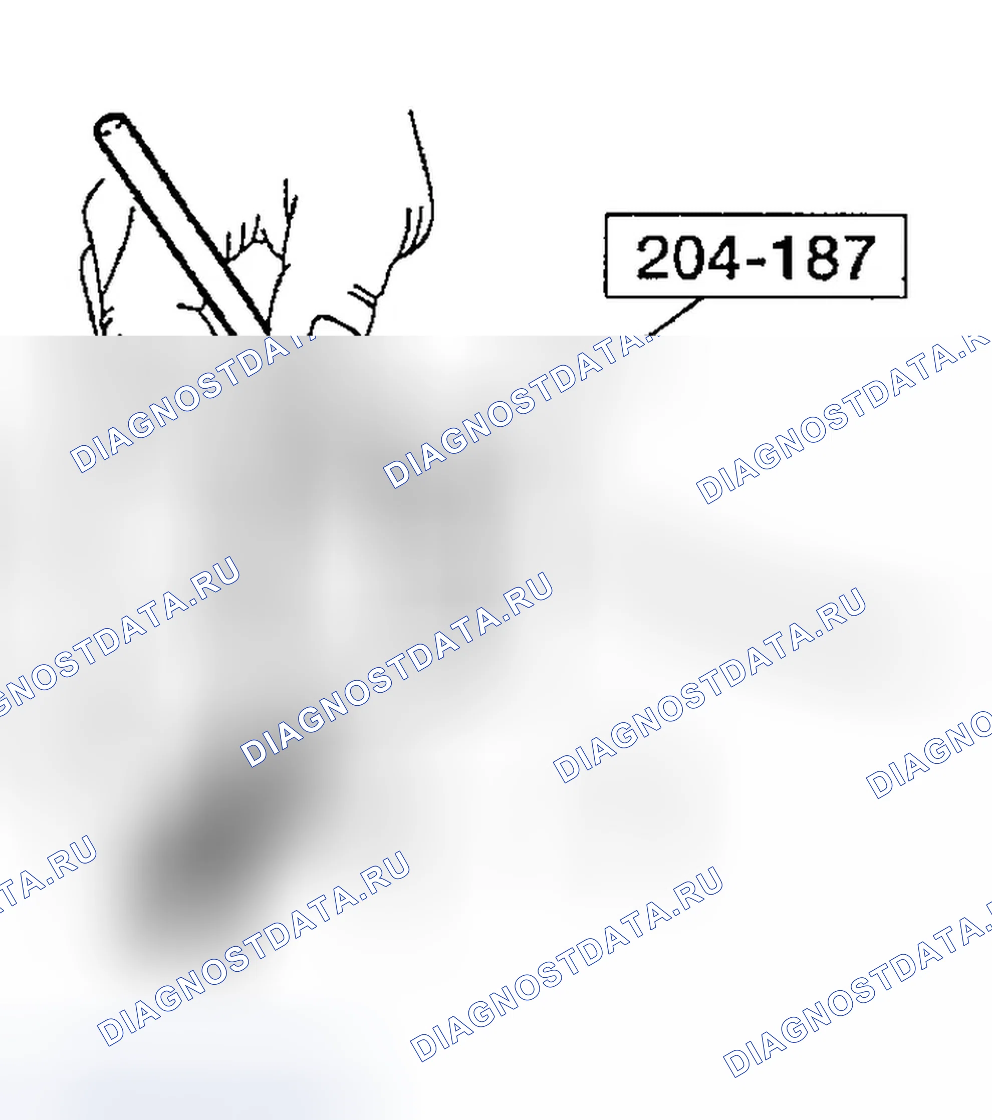 Рис. 28: Пункты 5 и 8: Снятие изоляционной втулки узла передней оси. Примечание. Ford Explorer III