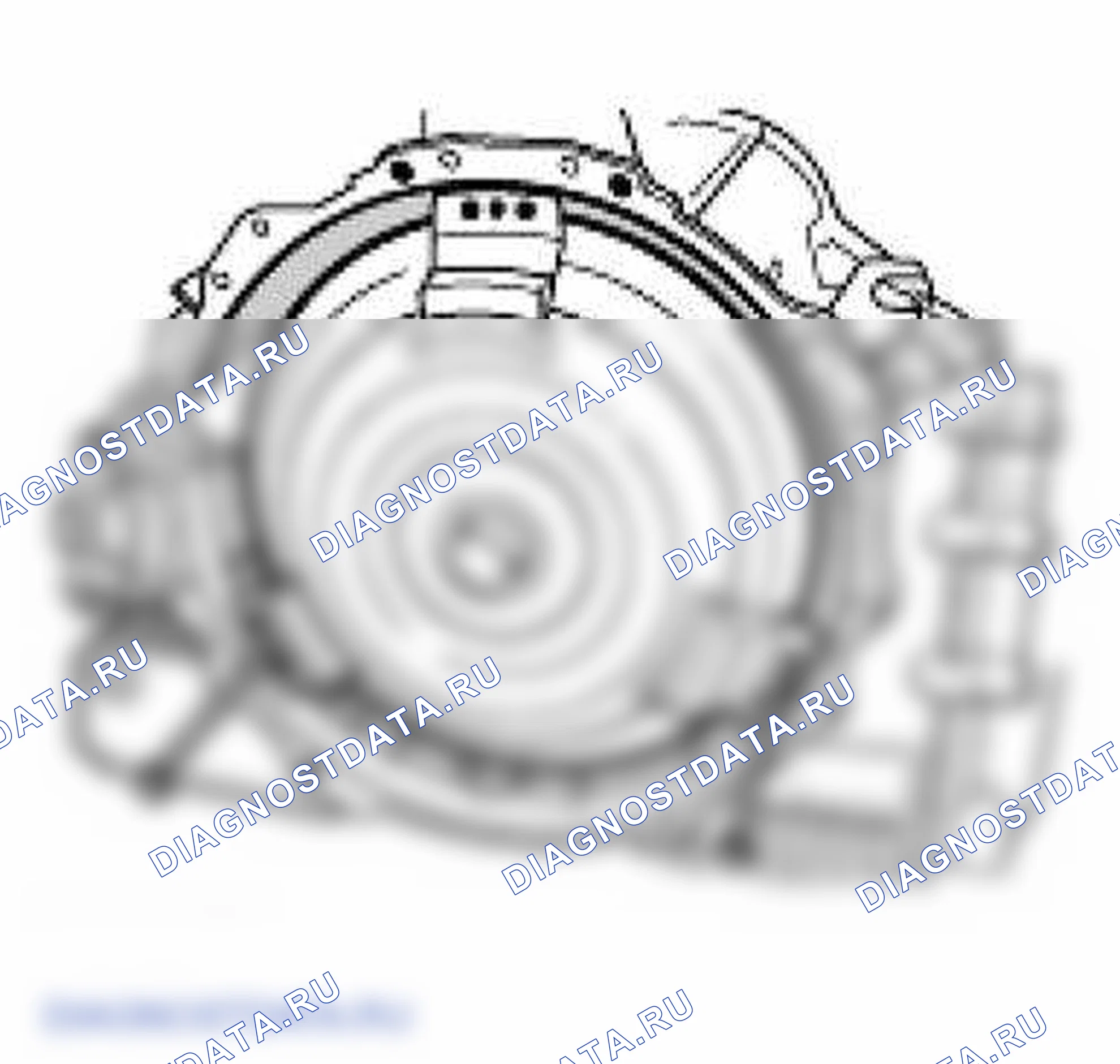 Рис. 7: Демонтаж гидротрансформатора. Porsche 911 Carrera 4S 996 рестайлинг