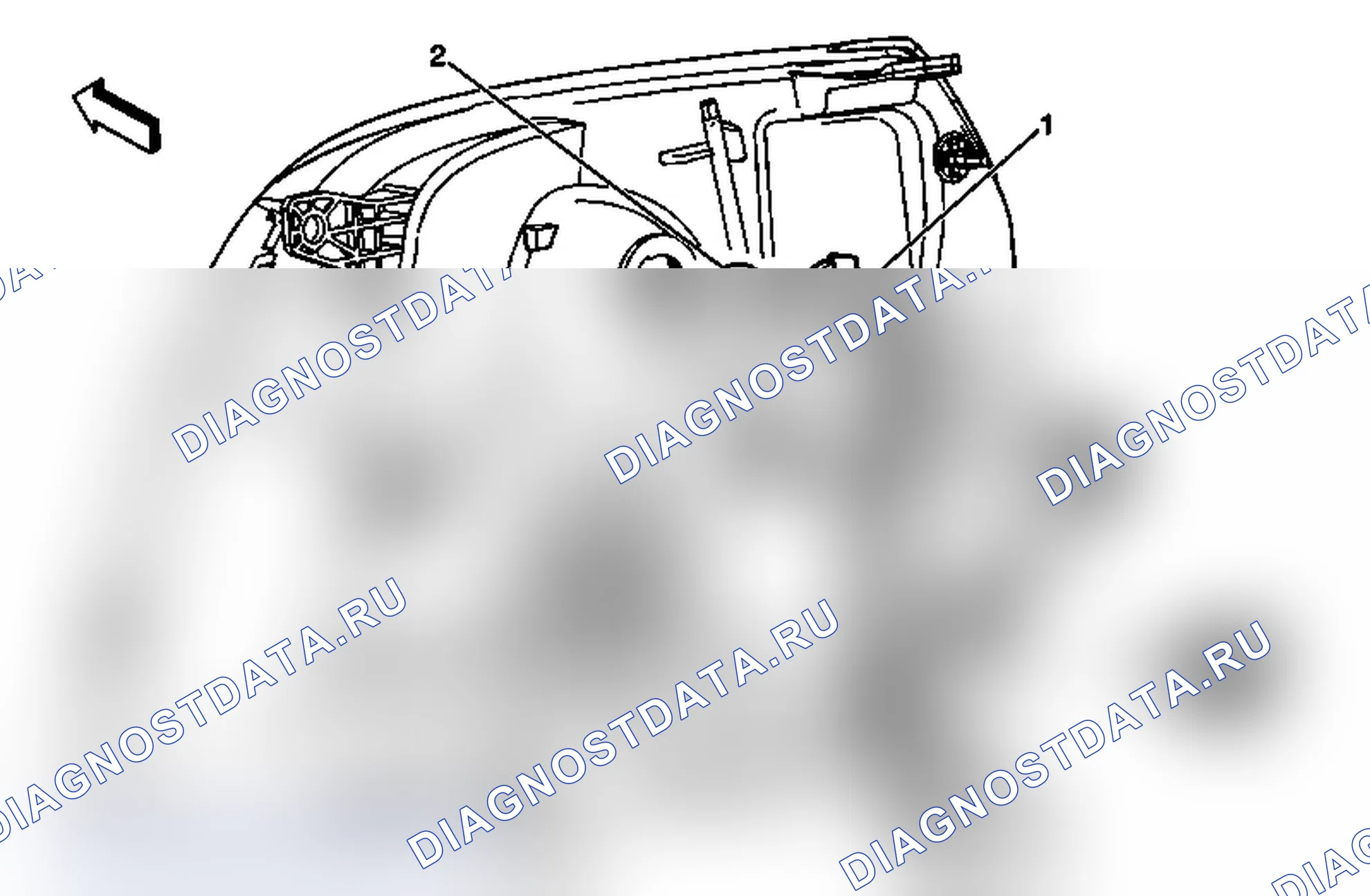 Рис. 79: Замена лампы сигнала парковки и поворота (Юкон). Chevrolet Tahoe III