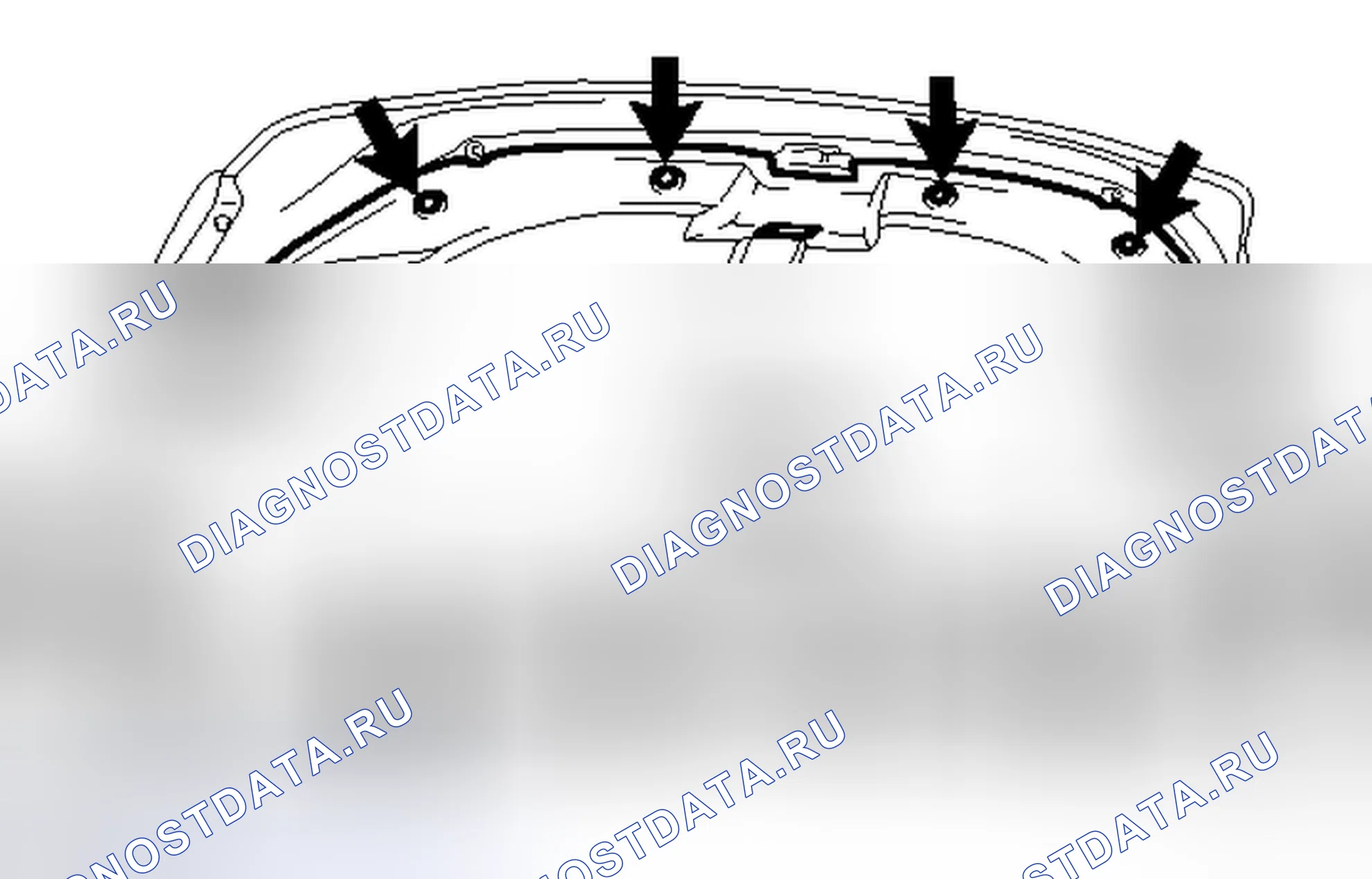 Рис. 262: ДЕМОНТАЖ. Toyota Camry XV40 рестайлинг