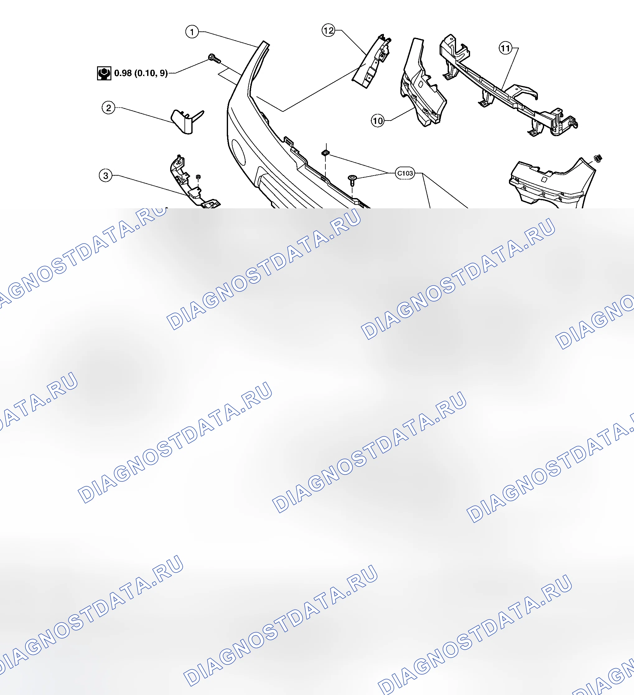 Рис. 28: Демонтаж и монтаж. Honda Jazz I