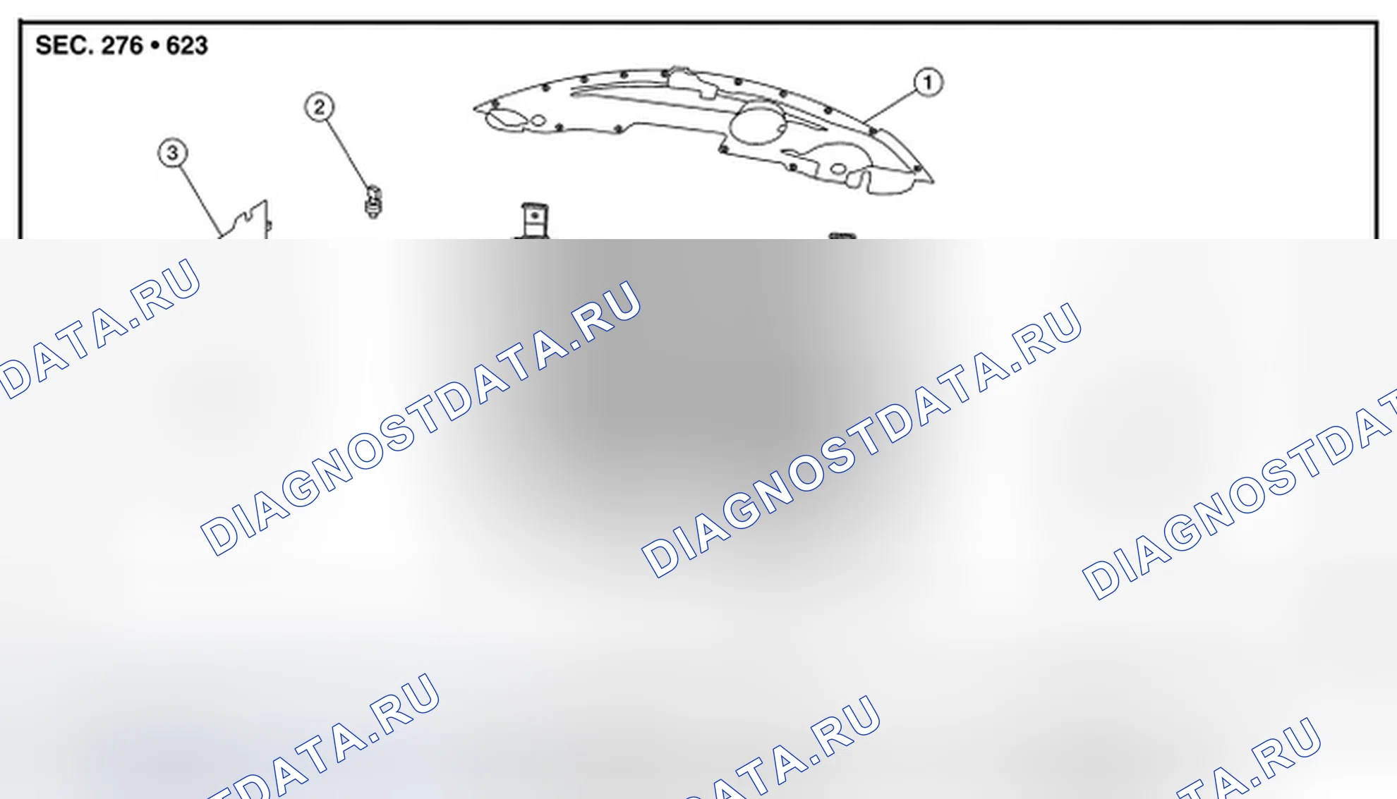 Рис. 186: Разнесенный вид. Infiniti QX60 I