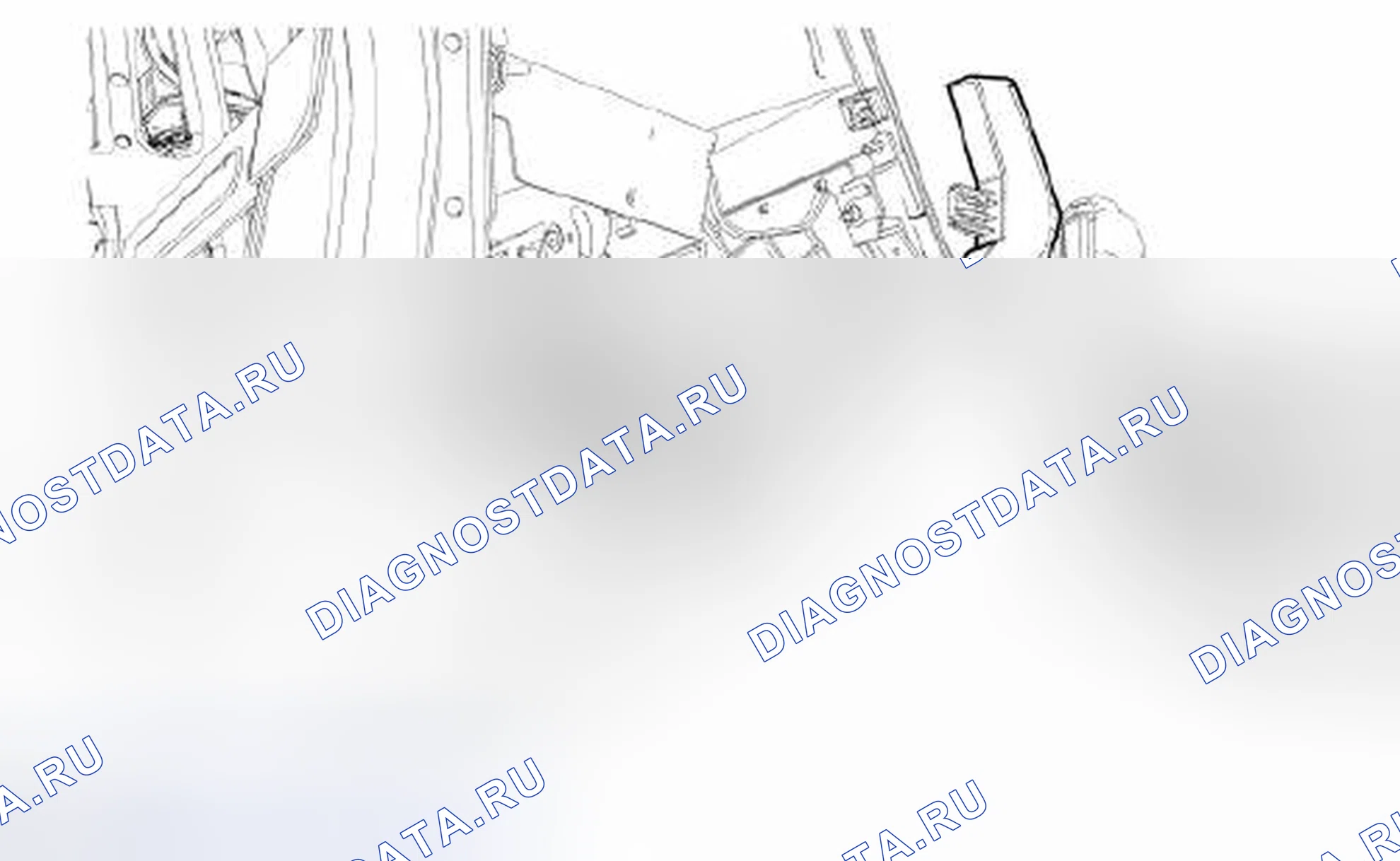 Рис. 26: Антенна пассивного пуска - консоль, передняя панель. Hyundai ix55 I