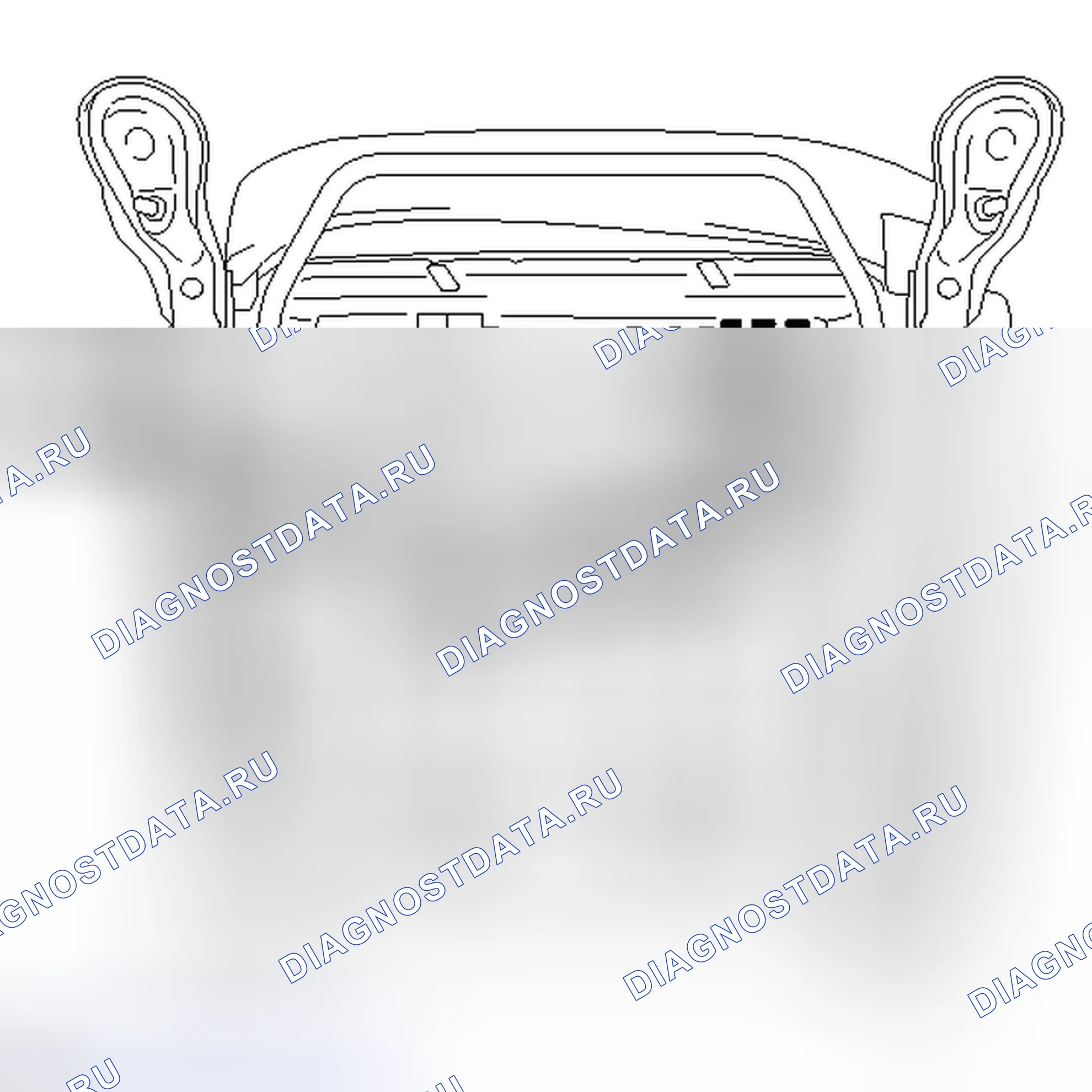 Рис. 7: ДЕМОНТАЖ. Toyota Sequoia II рестайлинг