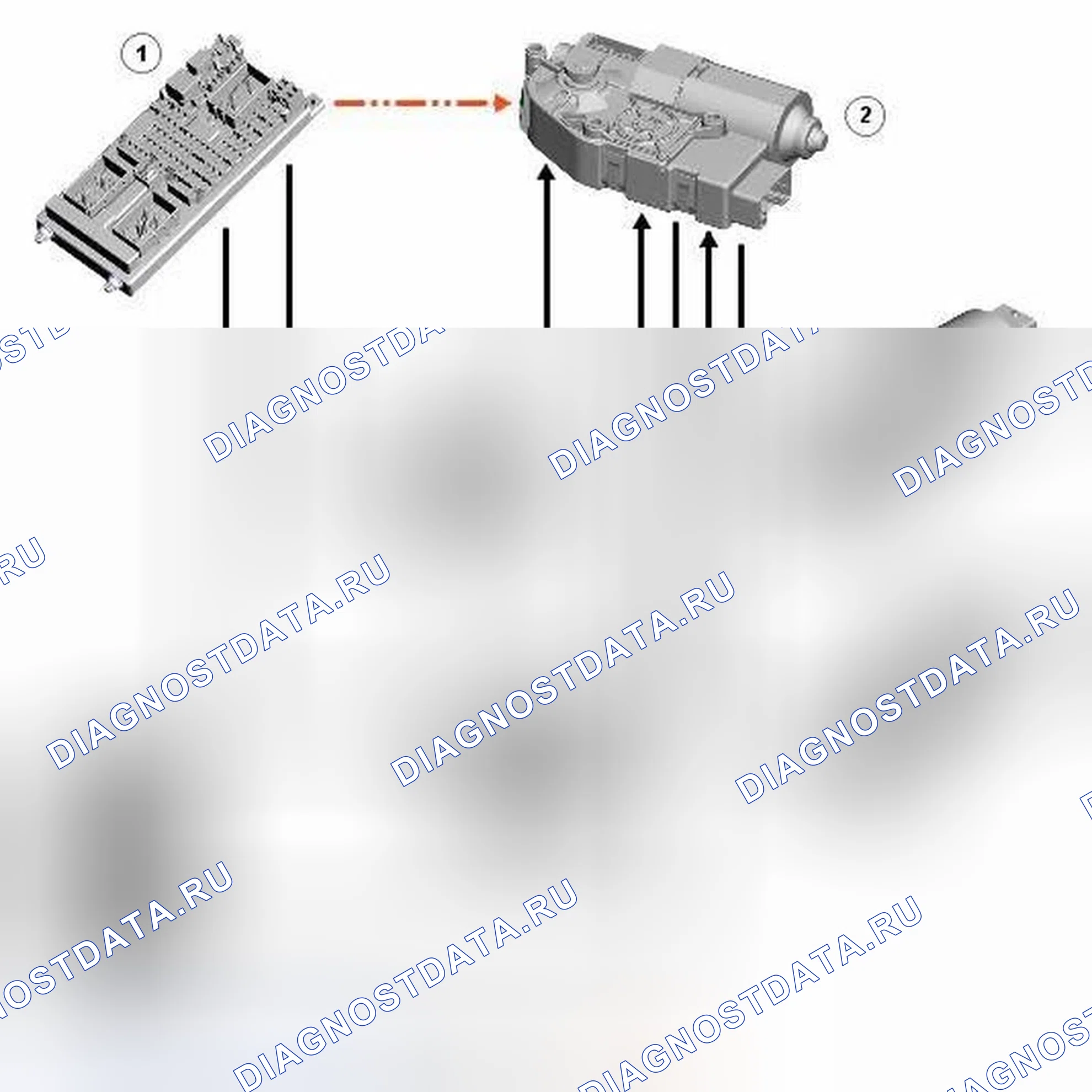 Рис. 3: ФУНКЦИОНИРОВАНИЕ СИСТЕМЫ И ОПИСАНИЕ КОМПОНЕНТОВ. Jaguar XJ X351