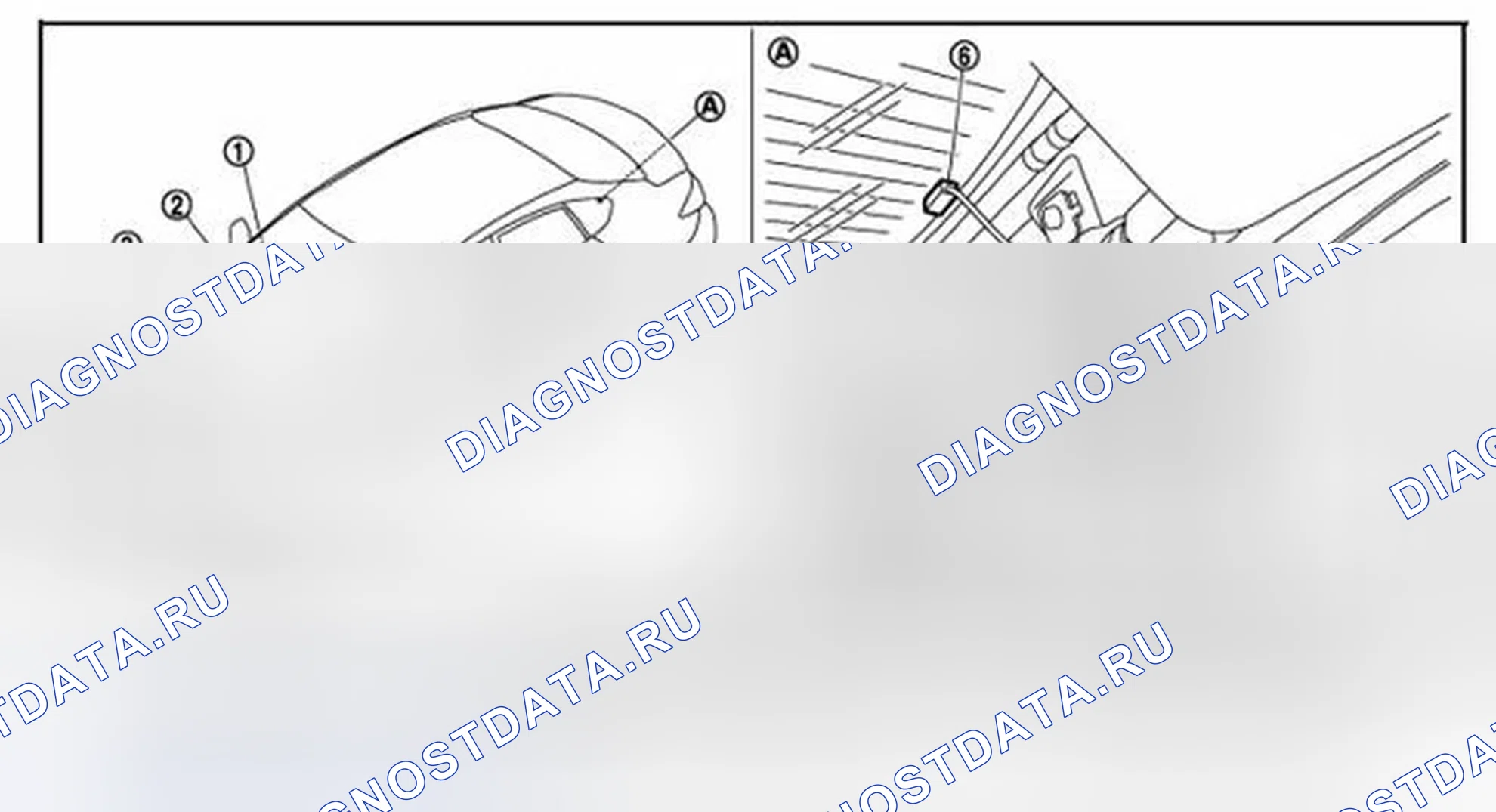 Рис. 1: Расположение компонентов. Infiniti M56 IV