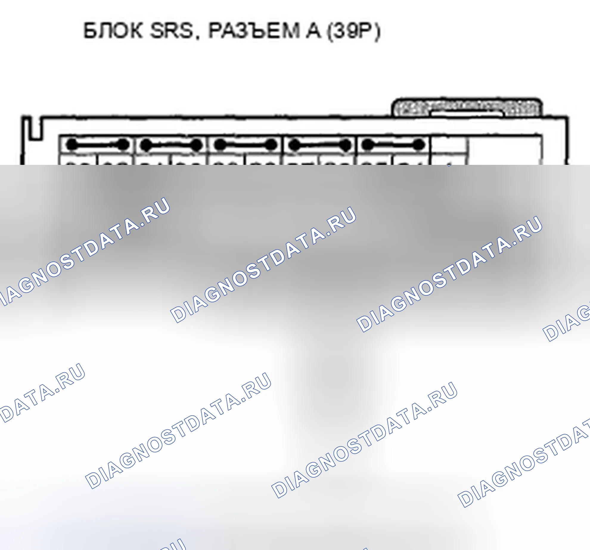 Рис. 179: расшифровка кода ошибки 92-1x (" x " может быть от 0 до 9 или от A до F): Короткое замыкание на питание в индикаторе отсечки подушки безопасности пассажира. Honda Crosstour I