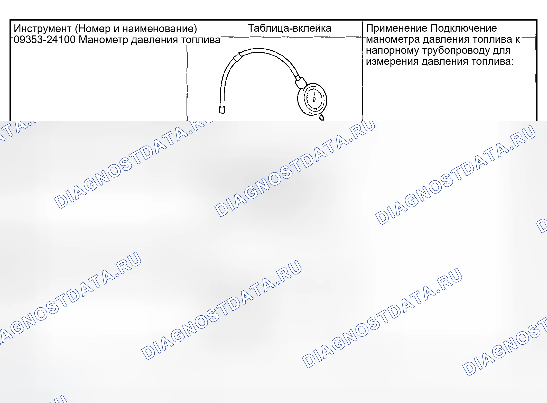 Рис. 444: СПЕЦИАЛЬНЫЕ ИНСТРУМЕНТЫ. Hyundai Tiburon II