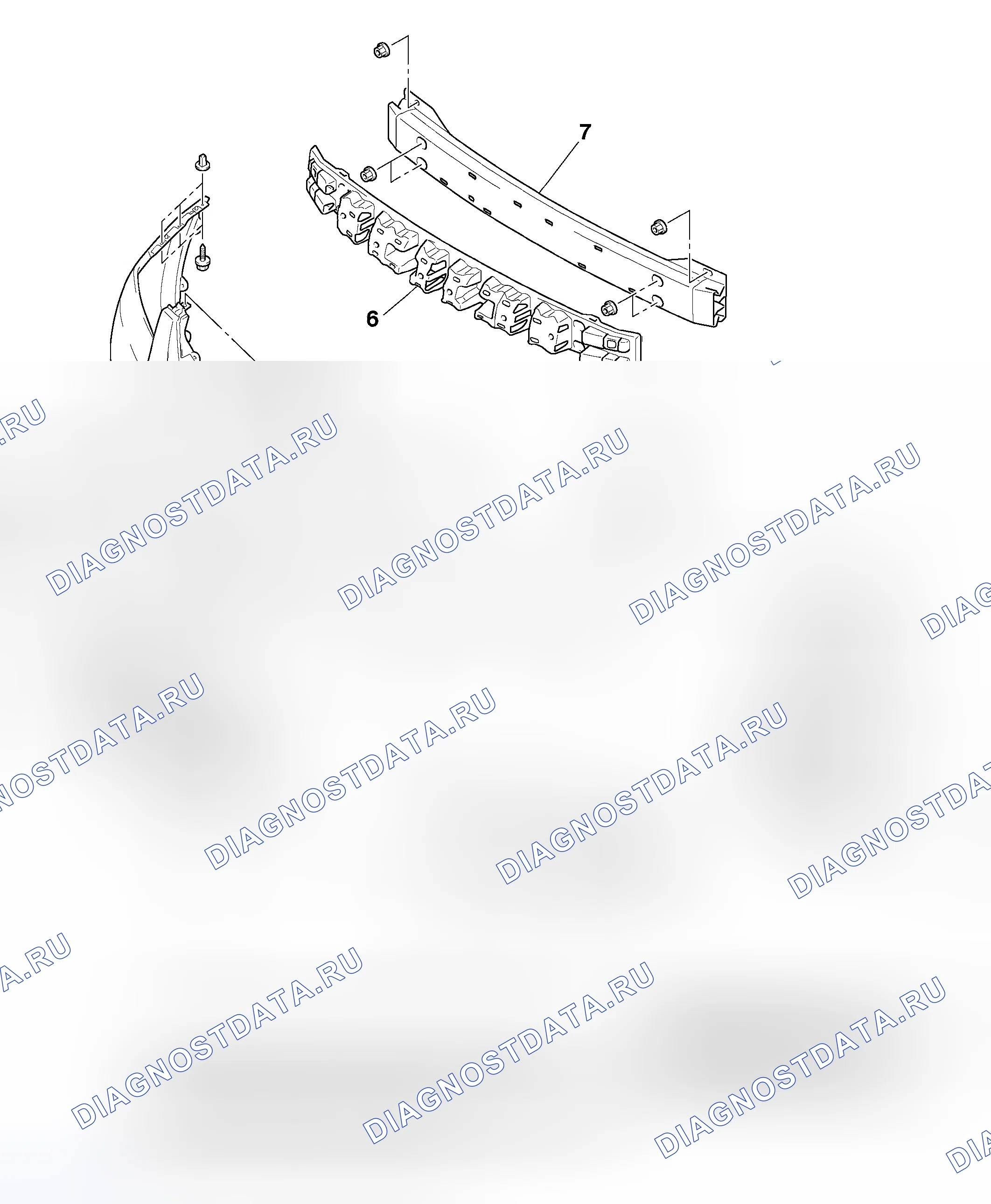 Рис. 1: ДЕМОНТАЖ И МОНТАЖ. Mitsubishi Galant IX рестайлинг