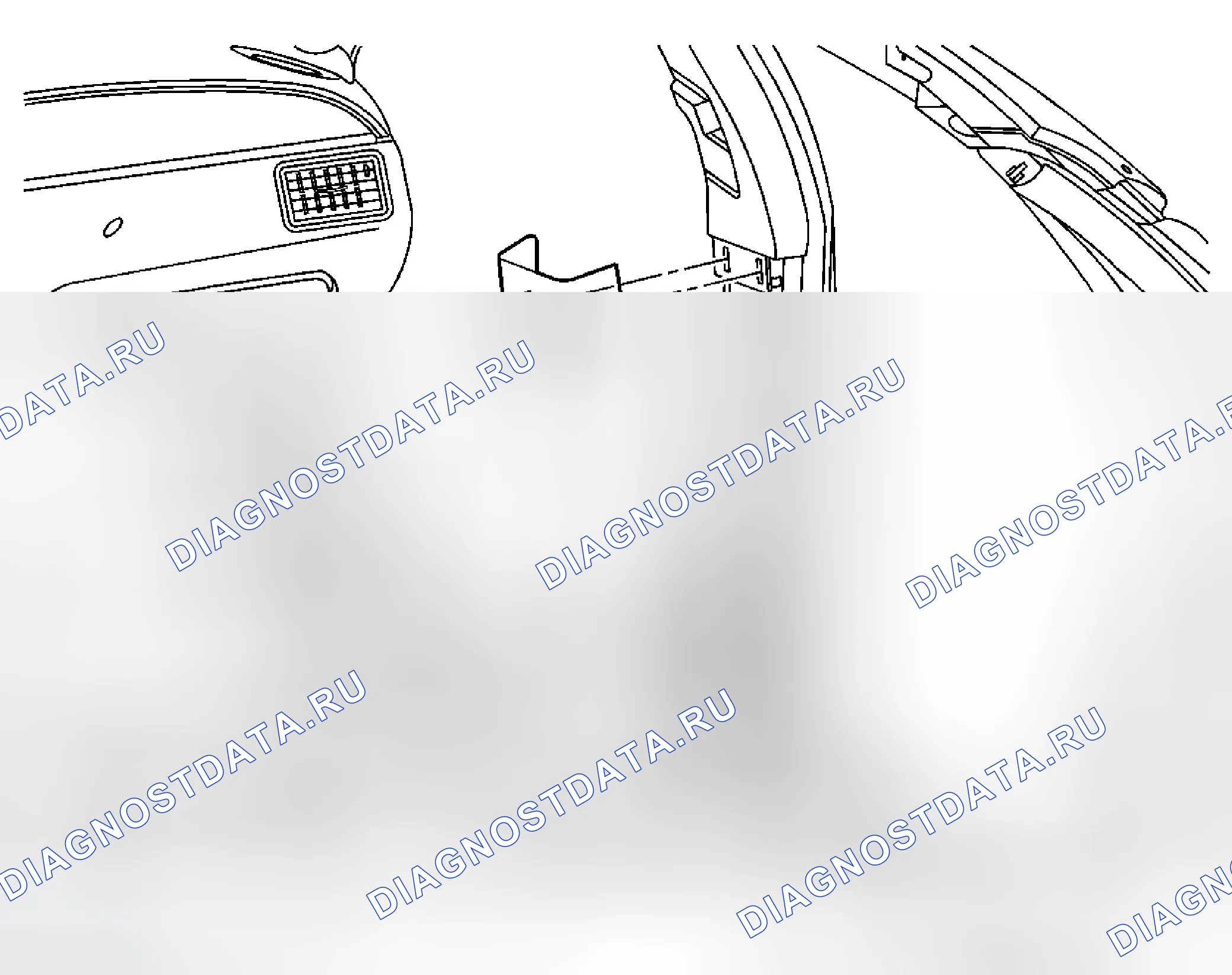 Рис. 8: Замена обрезной панели - нижняя центральная стойка. Buick LaCrosse I