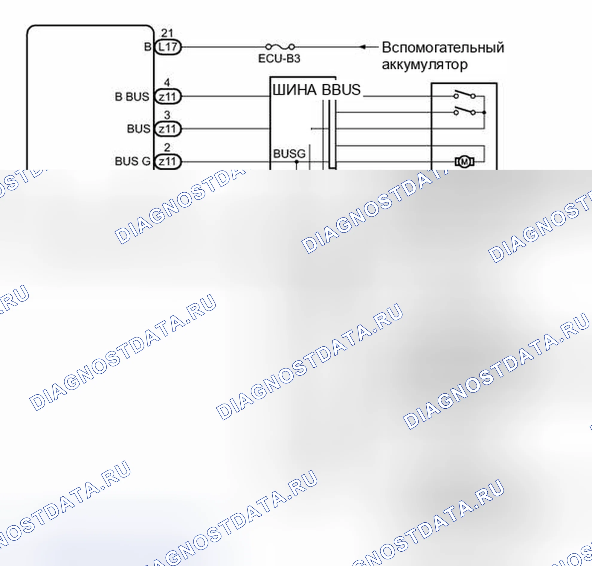 Рис. 55: электросхема. Toyota Prius V I