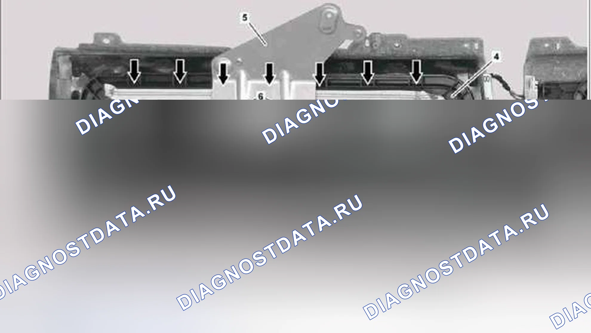 Рис. 60: Демонтаж / монтаж Kneebag - AR91.60-P-0050MCU. Kia Soul I
