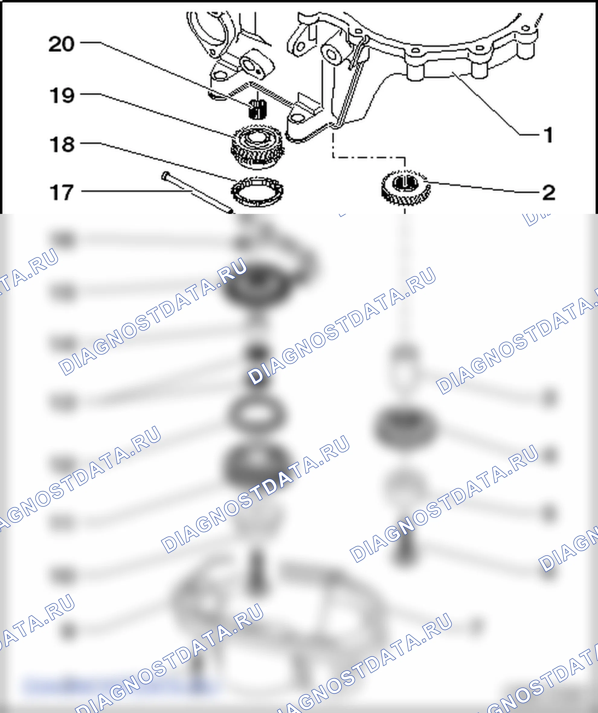 Как разобрать и собрать коробку передач (6-ступенчатая МКП 02U). SEAT Toledo Iv