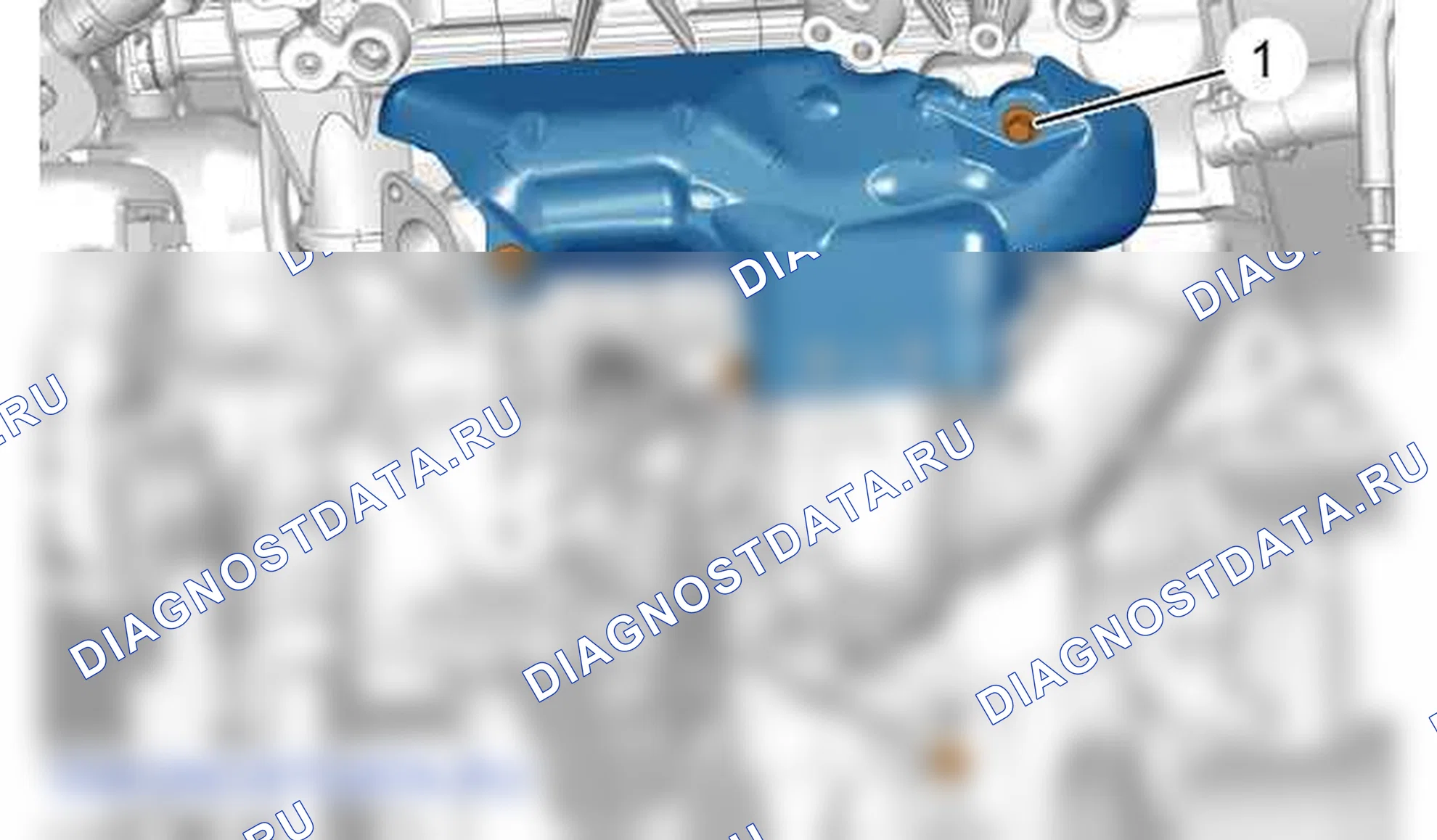 Снятие - установка: турбокомпрессоры — b1hg0pdd. Citroen C6 I
