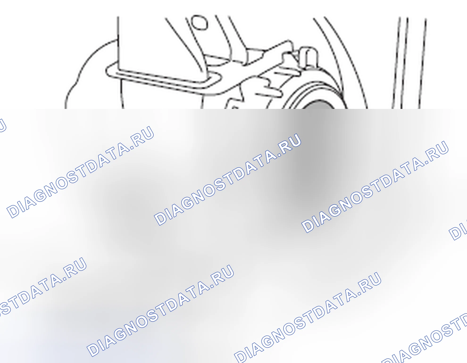 Рис. 40: УСТРОЙСТВО ПРЕДВАРИТЕЛЬНОГО НАТЯЖЕНИЯ РЕМНЯ БЕЗОПАСНОСТИ. Subaru Legacy BM/BR рестайлинг
