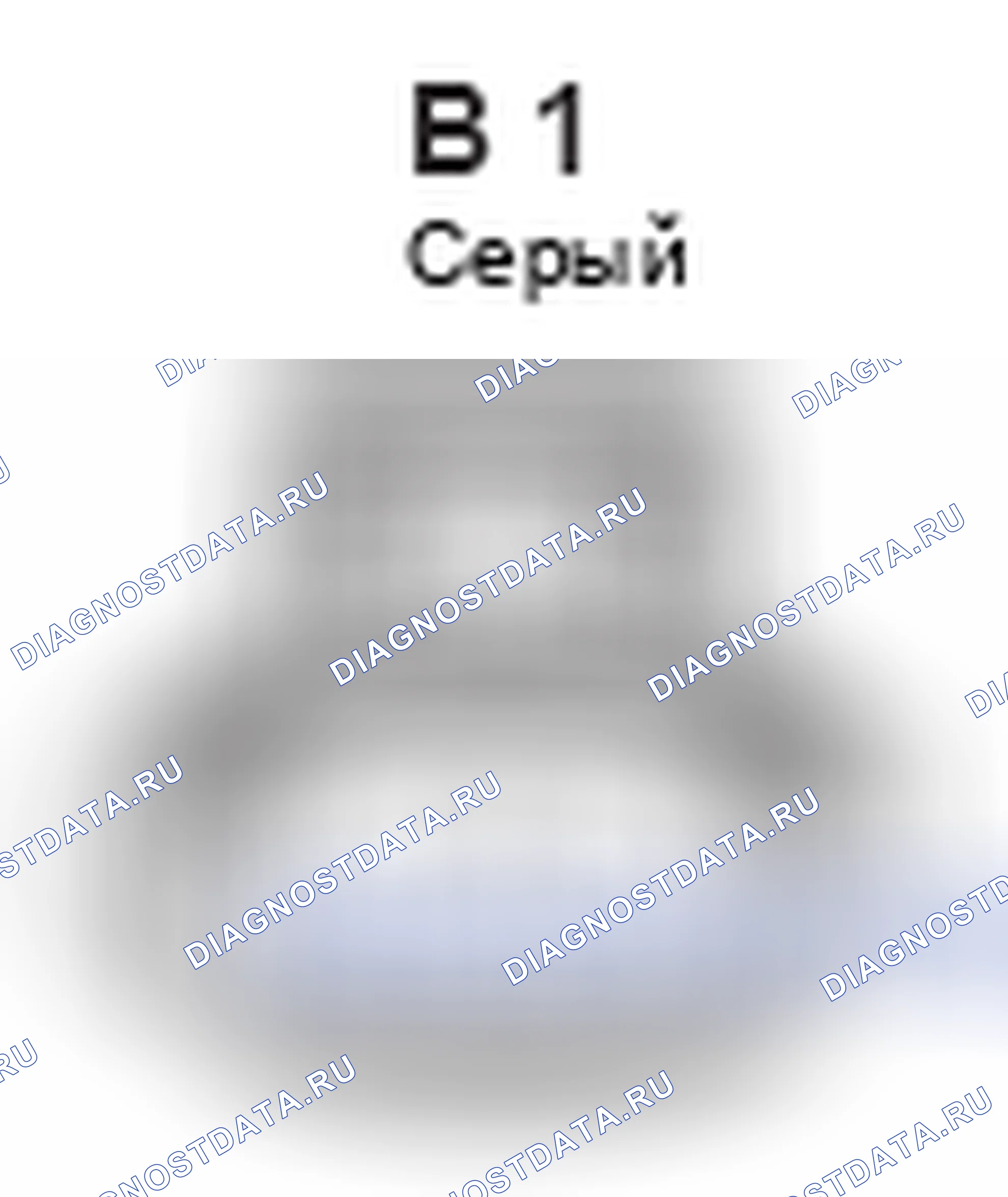 Рис. 540: Вид с торца разъема (II1). Toyota 4Runner IV рестайлинг